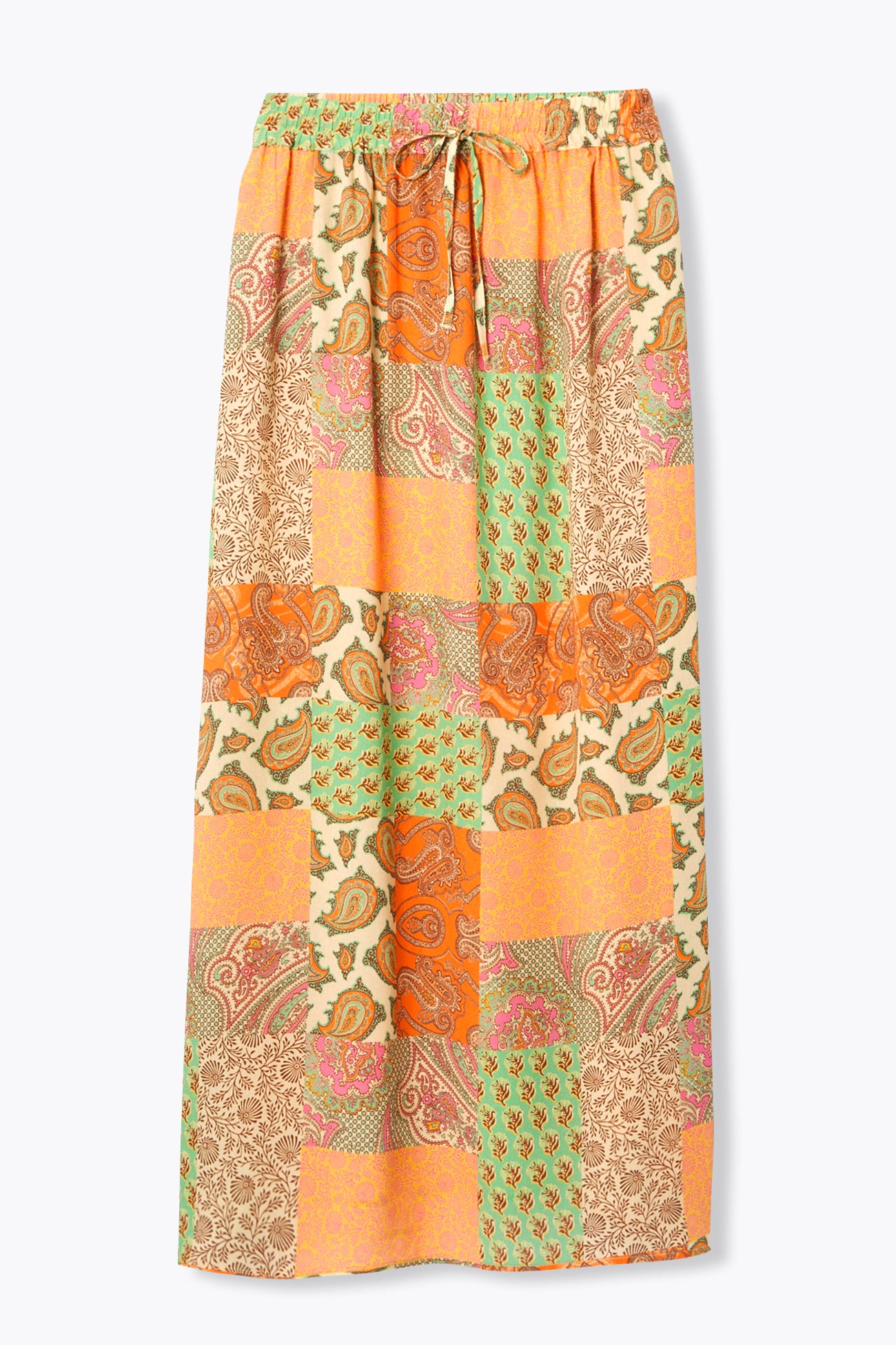 Jupe longue imprimé patchwork