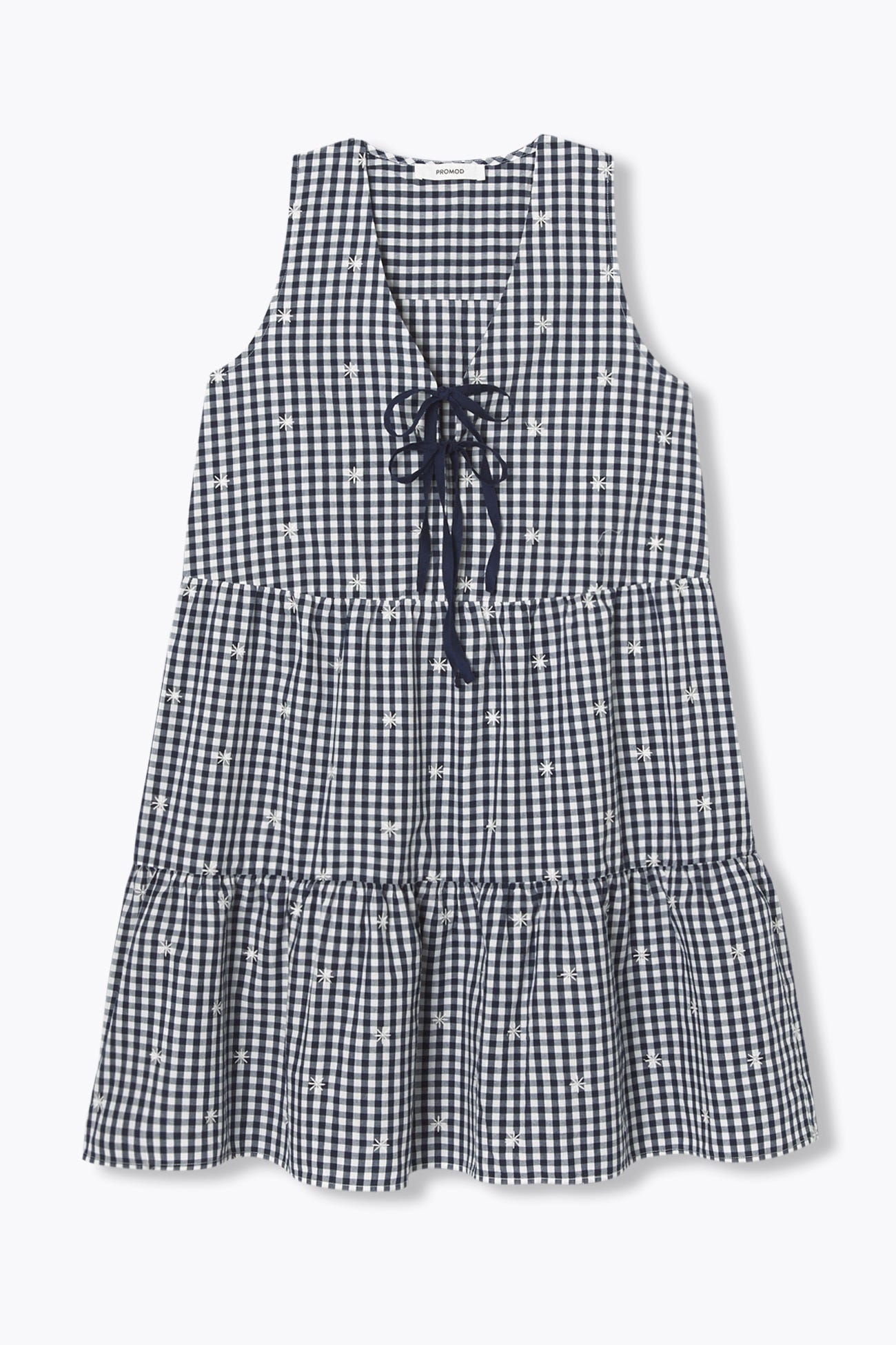 Robe vichy à nouettes Femme