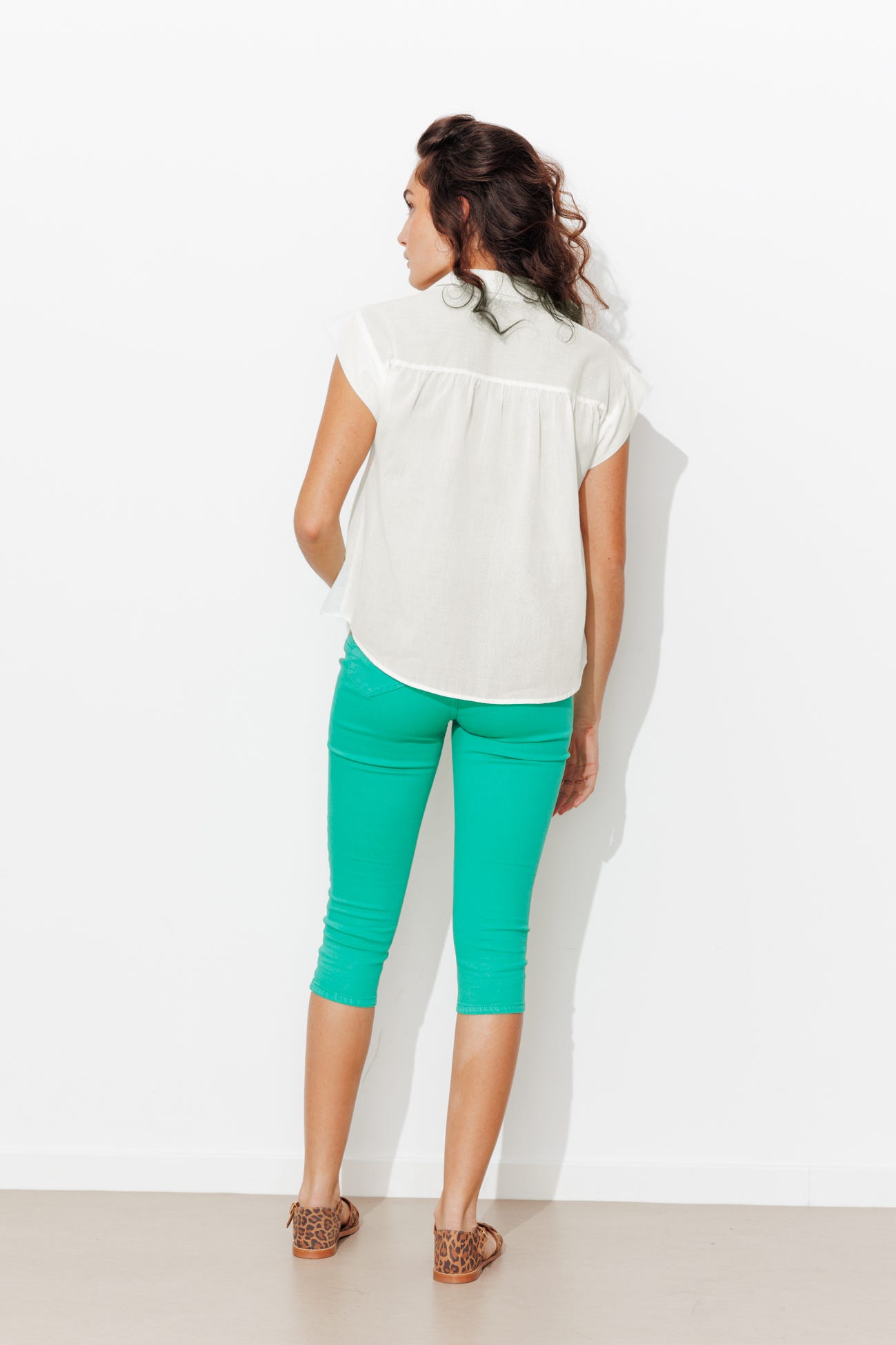 Blusa cuello estilo marinero
