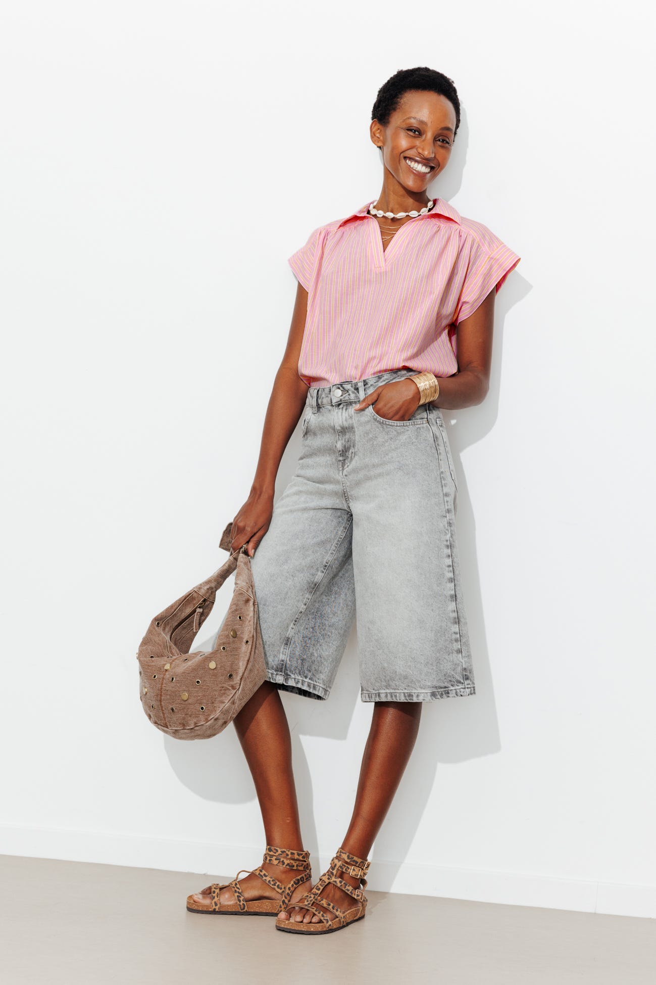 Blusa cuello estilo marinero