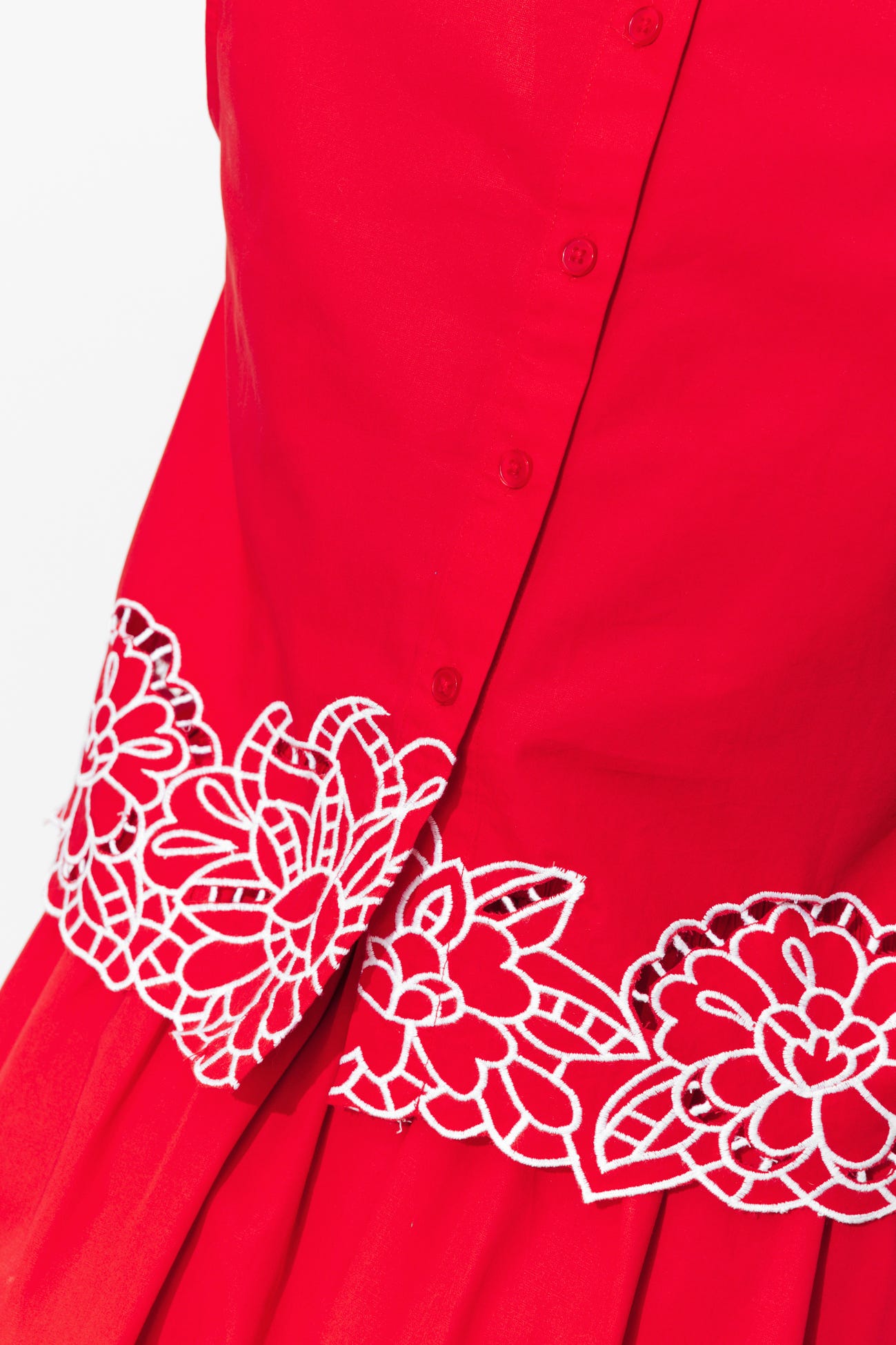 Top court brodé Femme