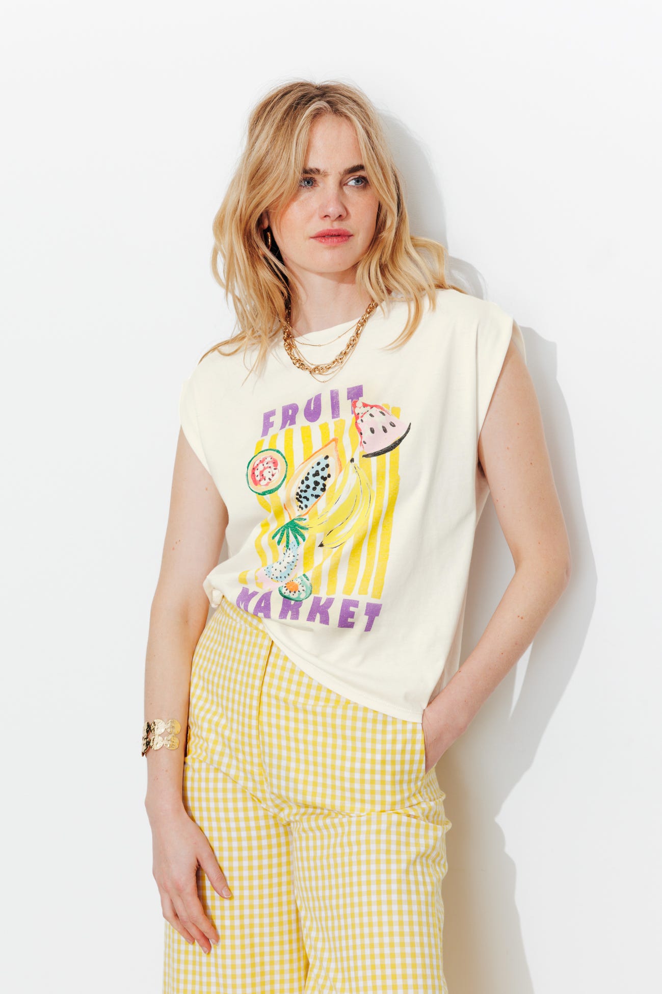 T-shirt à message Fruit