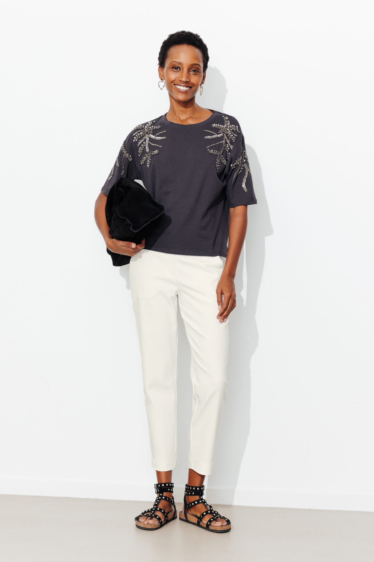 Pantalon cigarette Femme