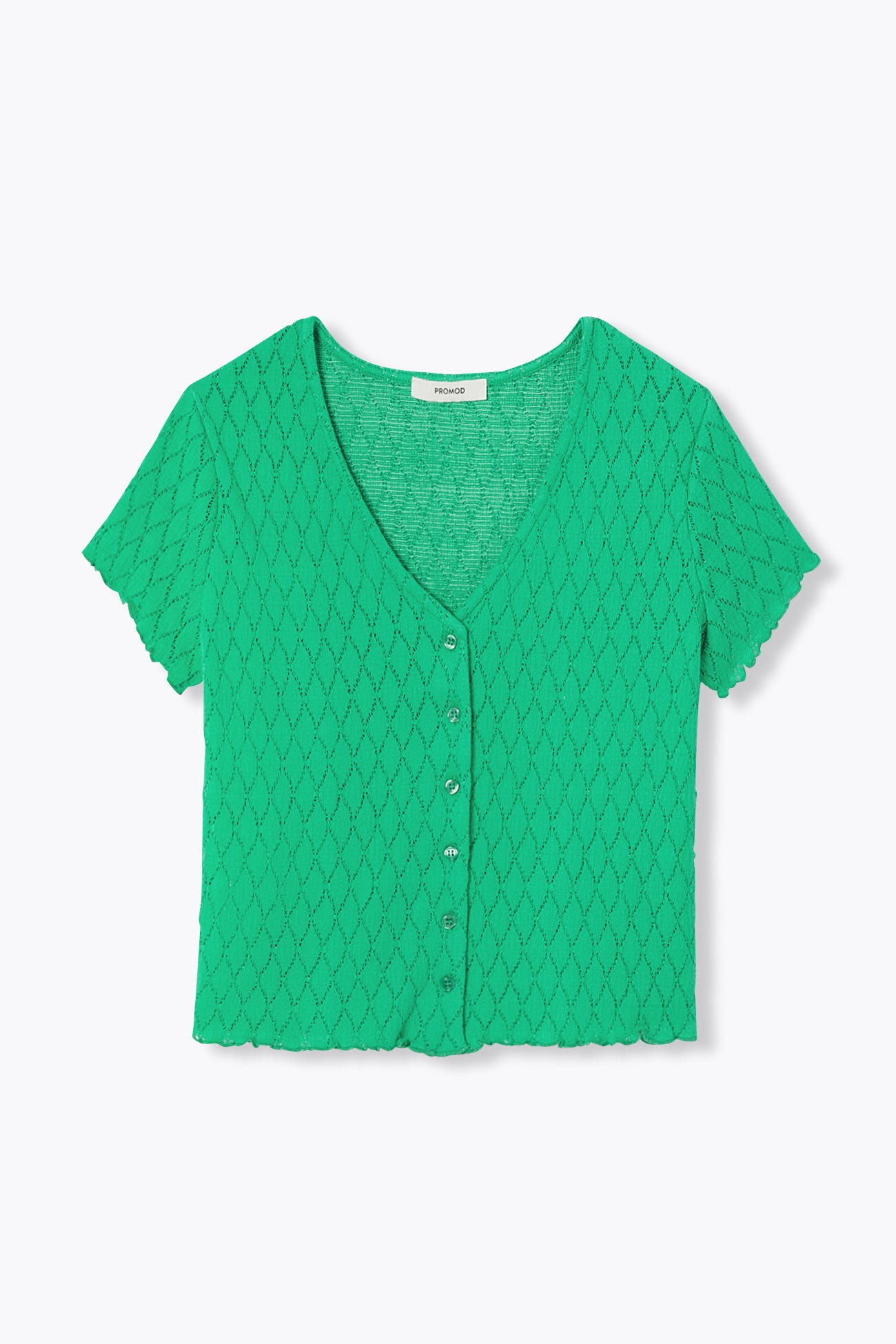 T-shirt en maille ajourée