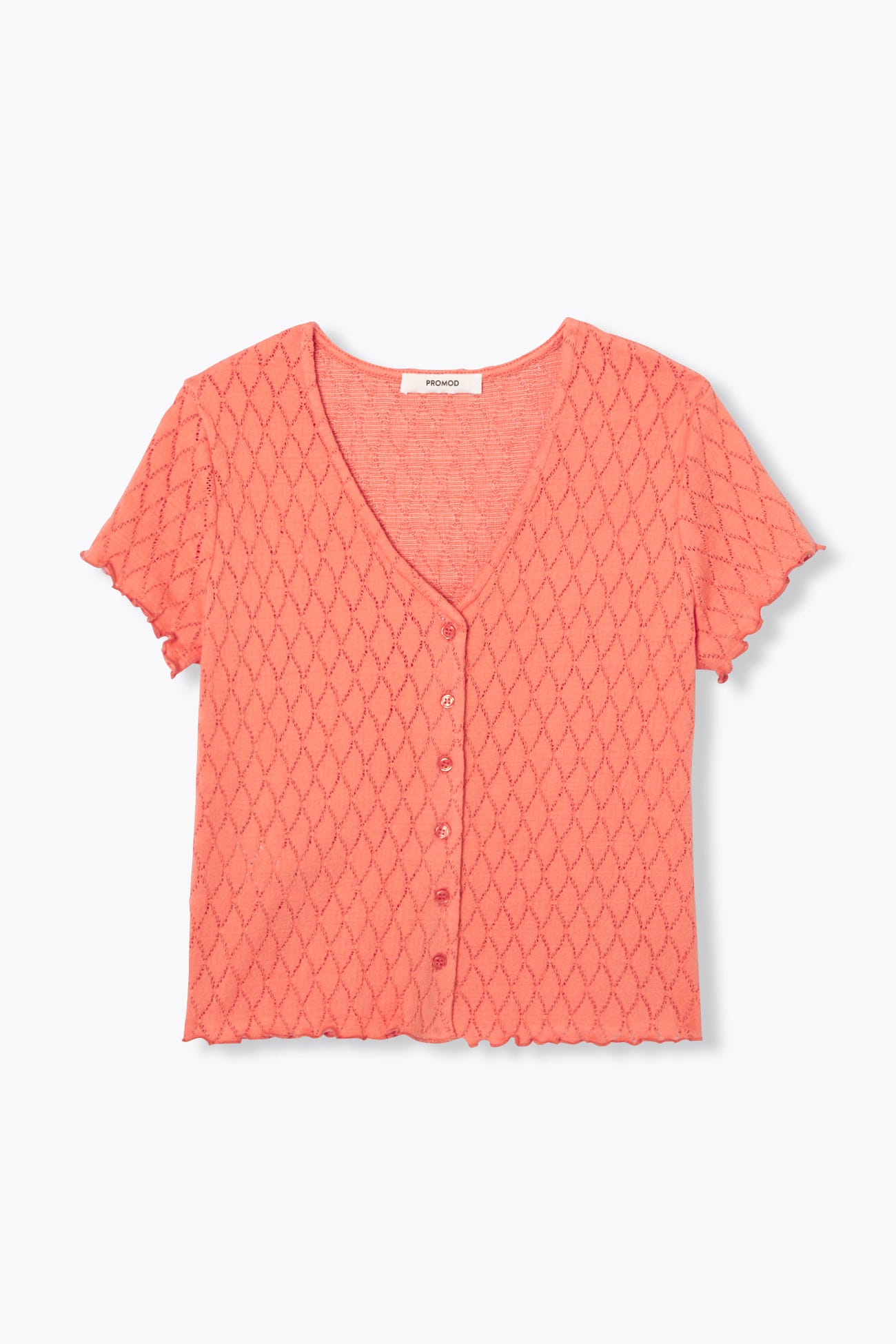 T-shirt en maille ajourée