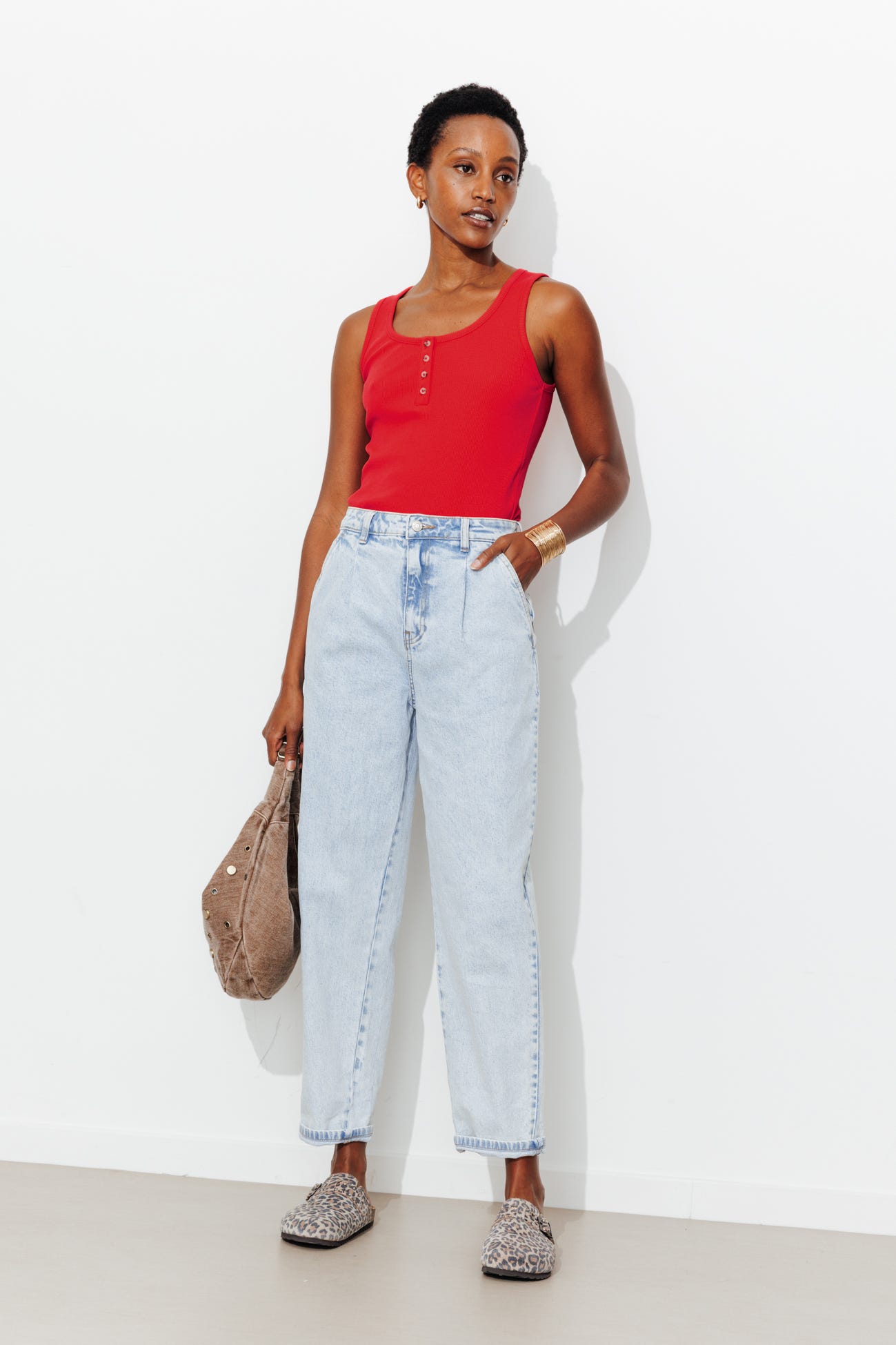 Débardeur en coton Femme