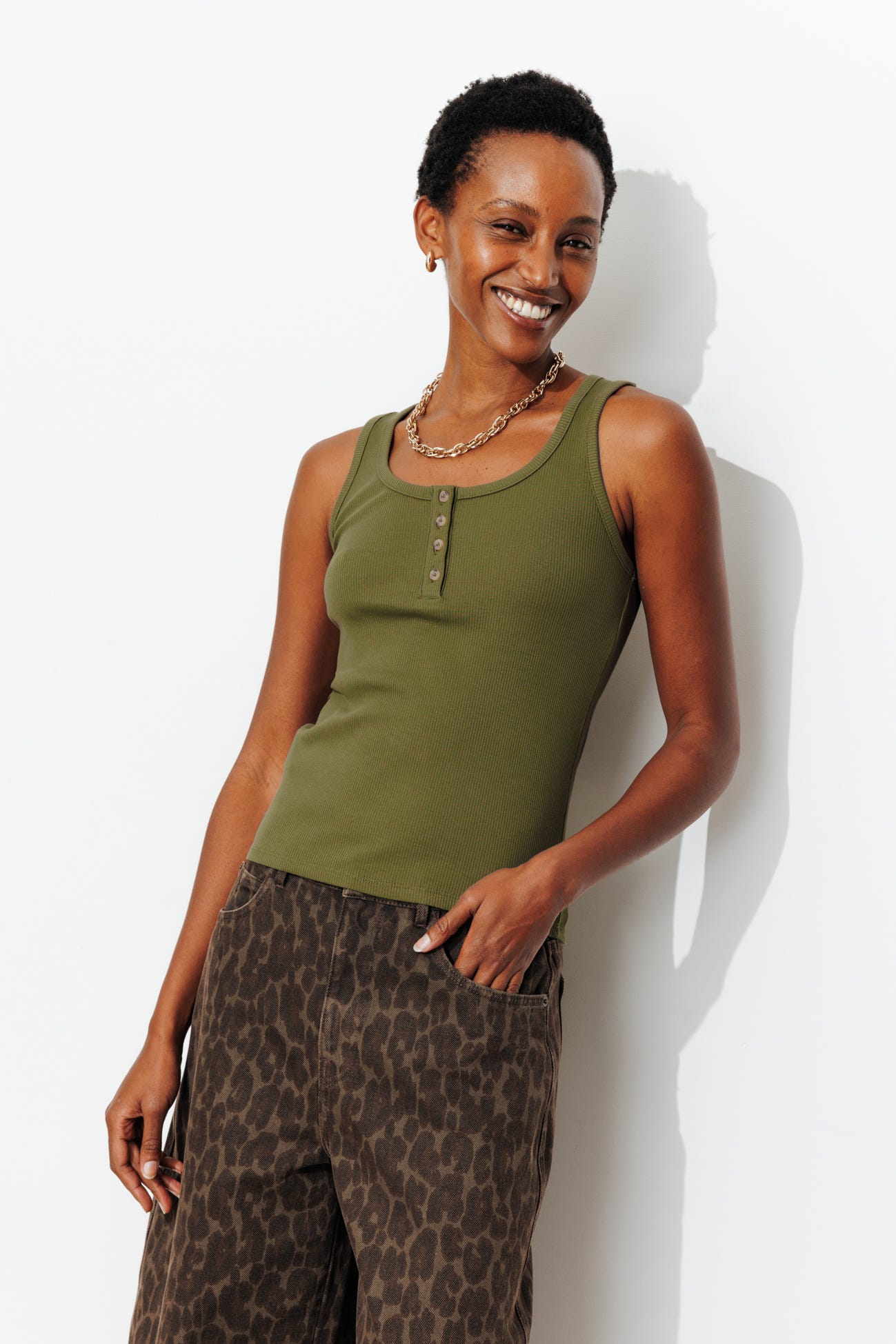 Débardeur en coton Femme