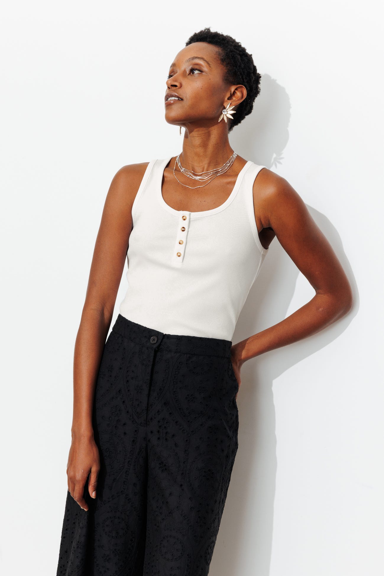 Débardeur en coton Femme