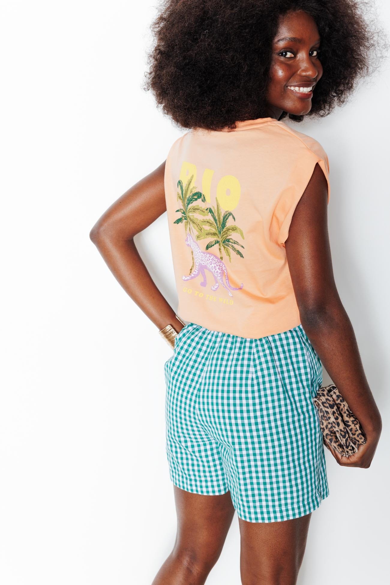 T-shirt à message Rio