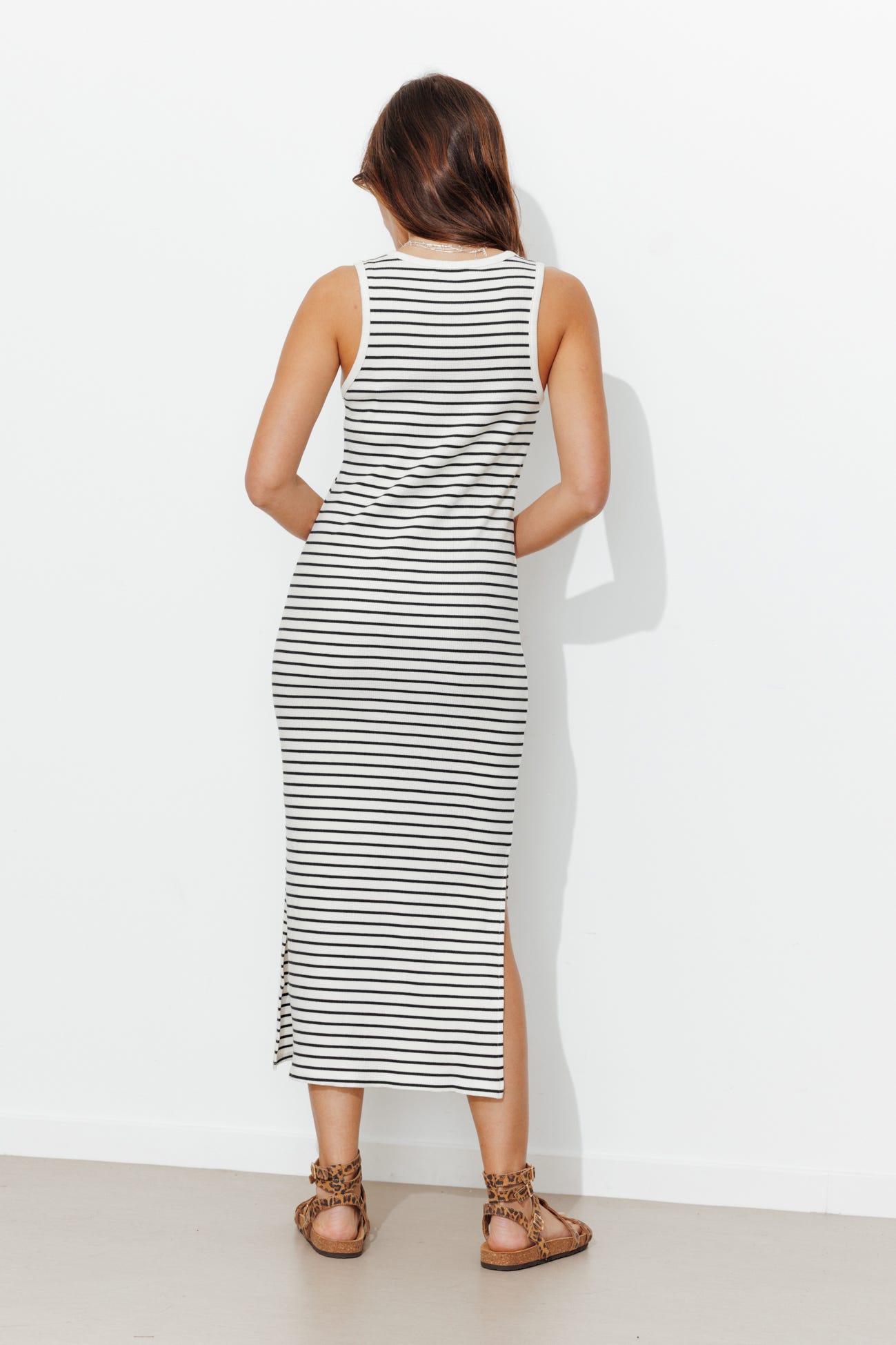 Nautical jersey dress