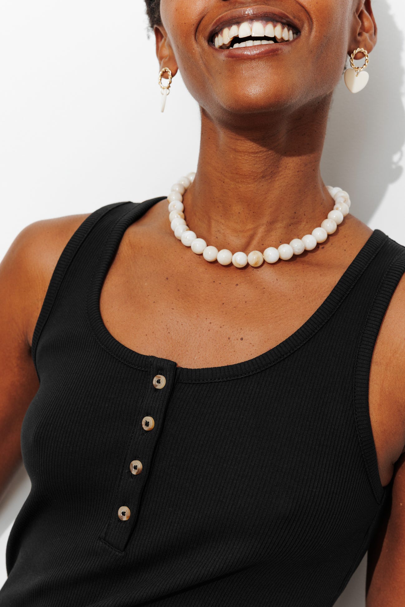 Robe longue en jersey côtelé