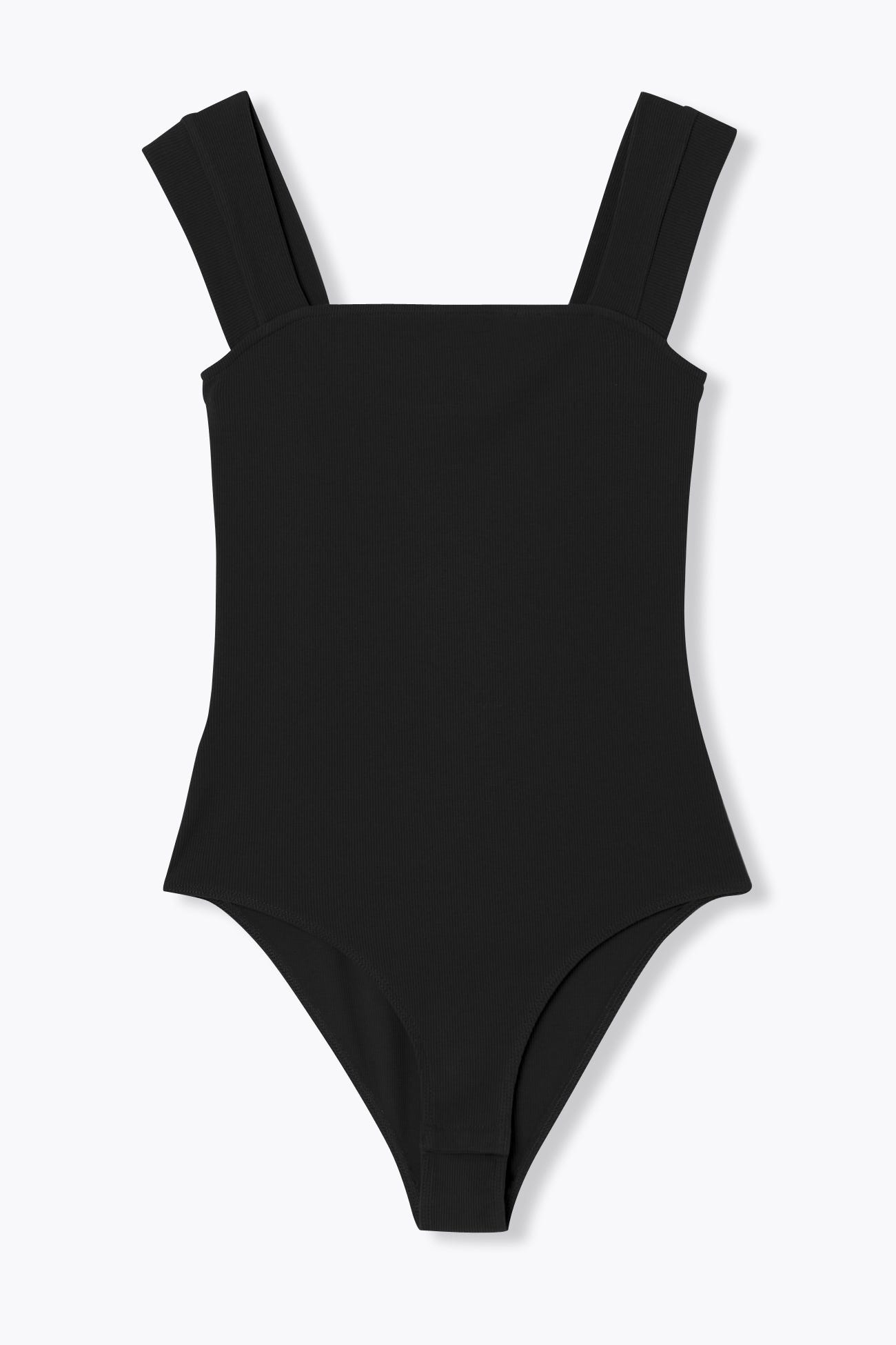 Body en jersey côtelé Femme