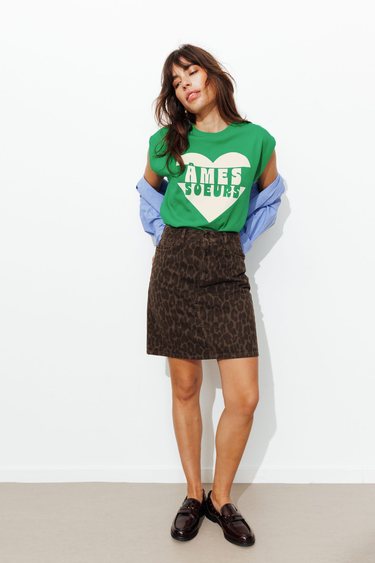 T-shirt slogan "Âmes sœurs"