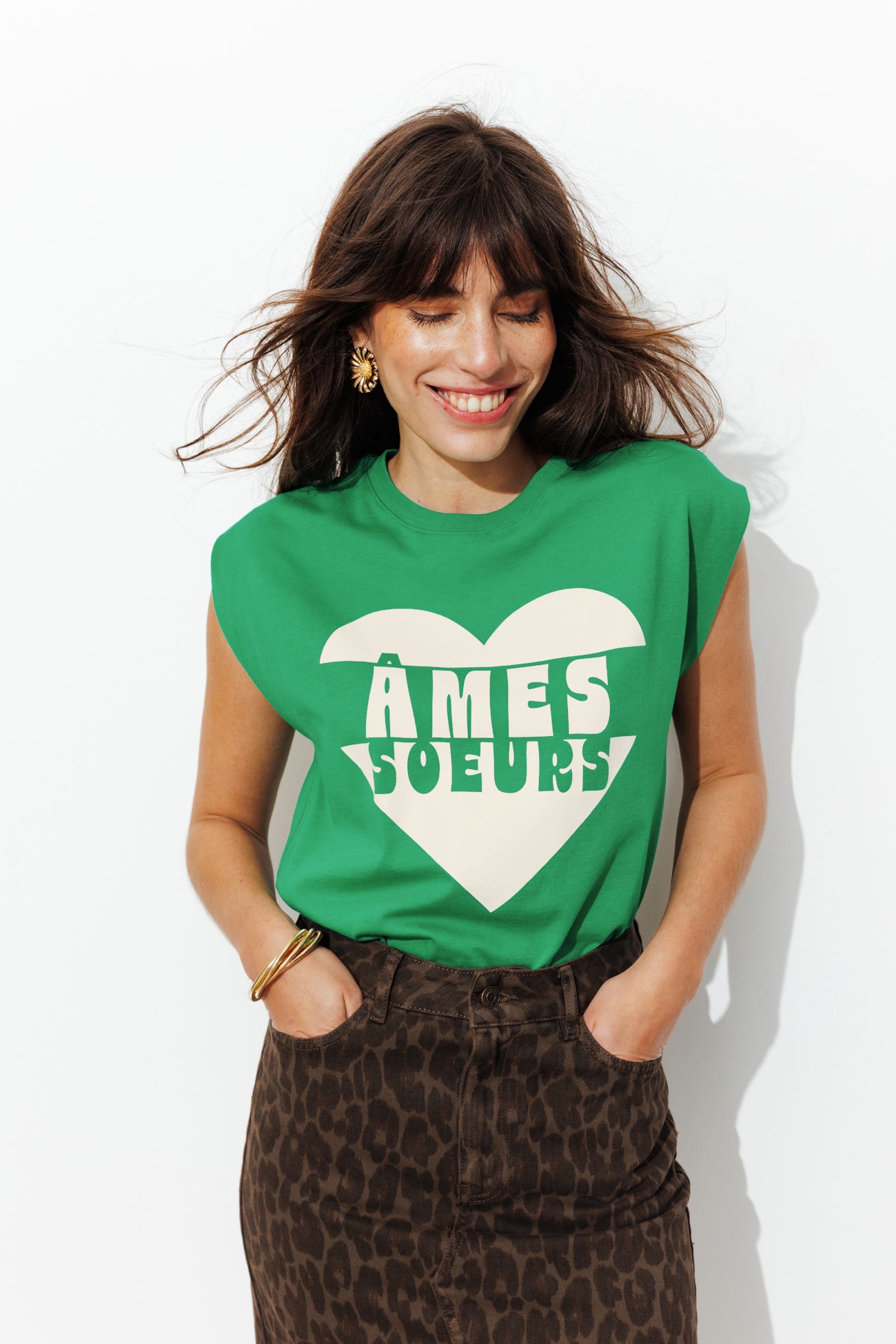 T-shirt slogan "Âmes sœurs"