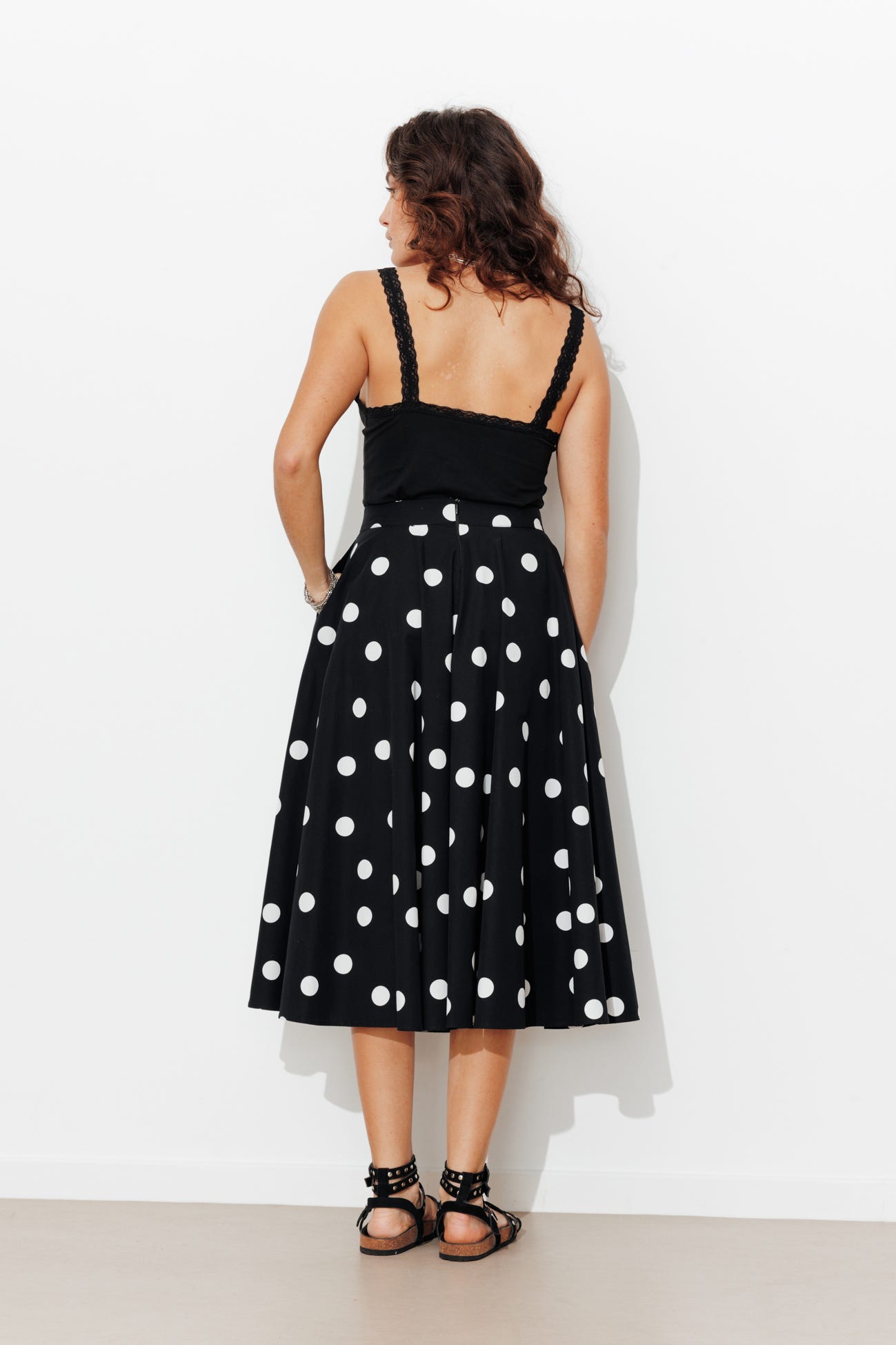 Top détail dentelle Femme