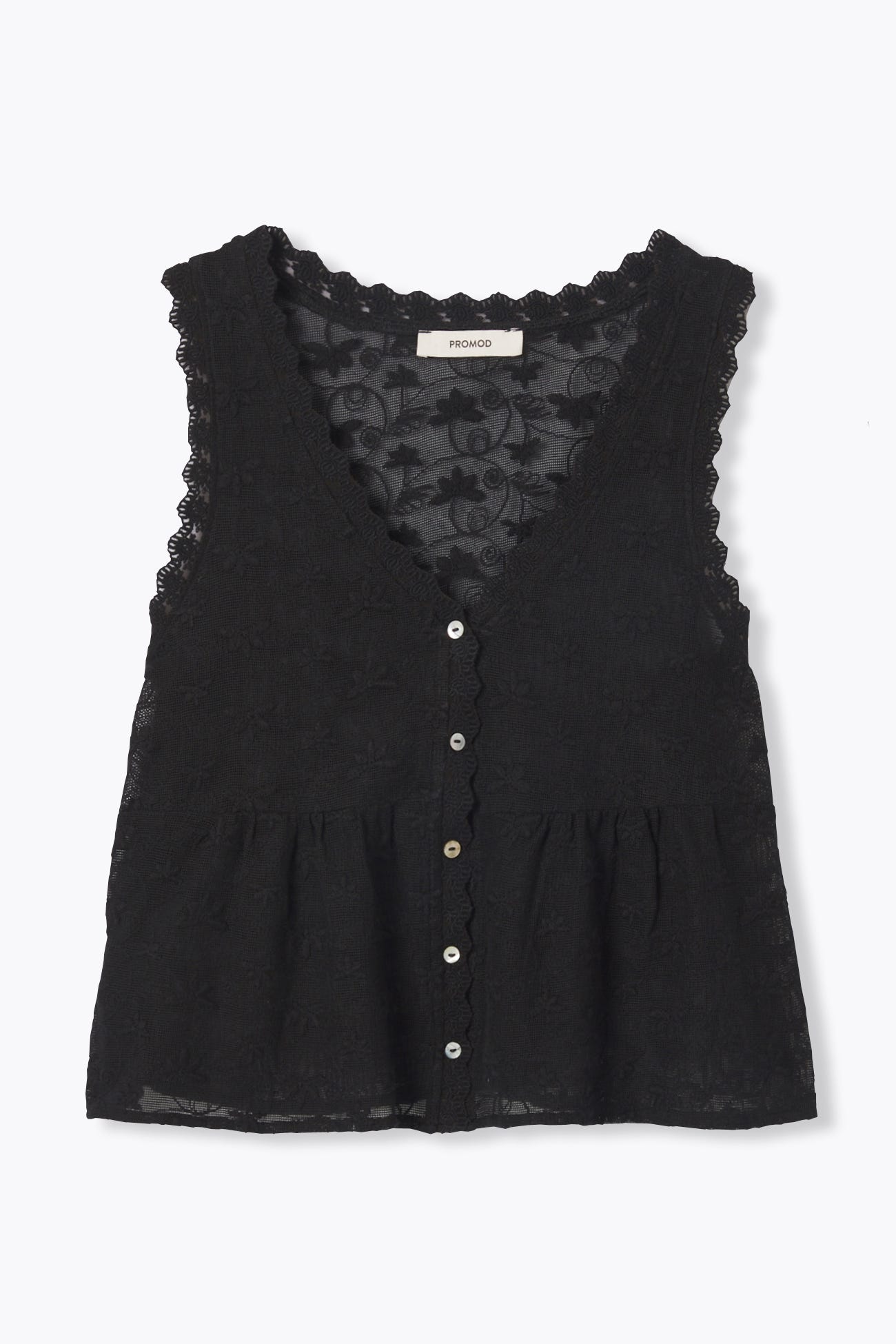 Lace sleeveless top