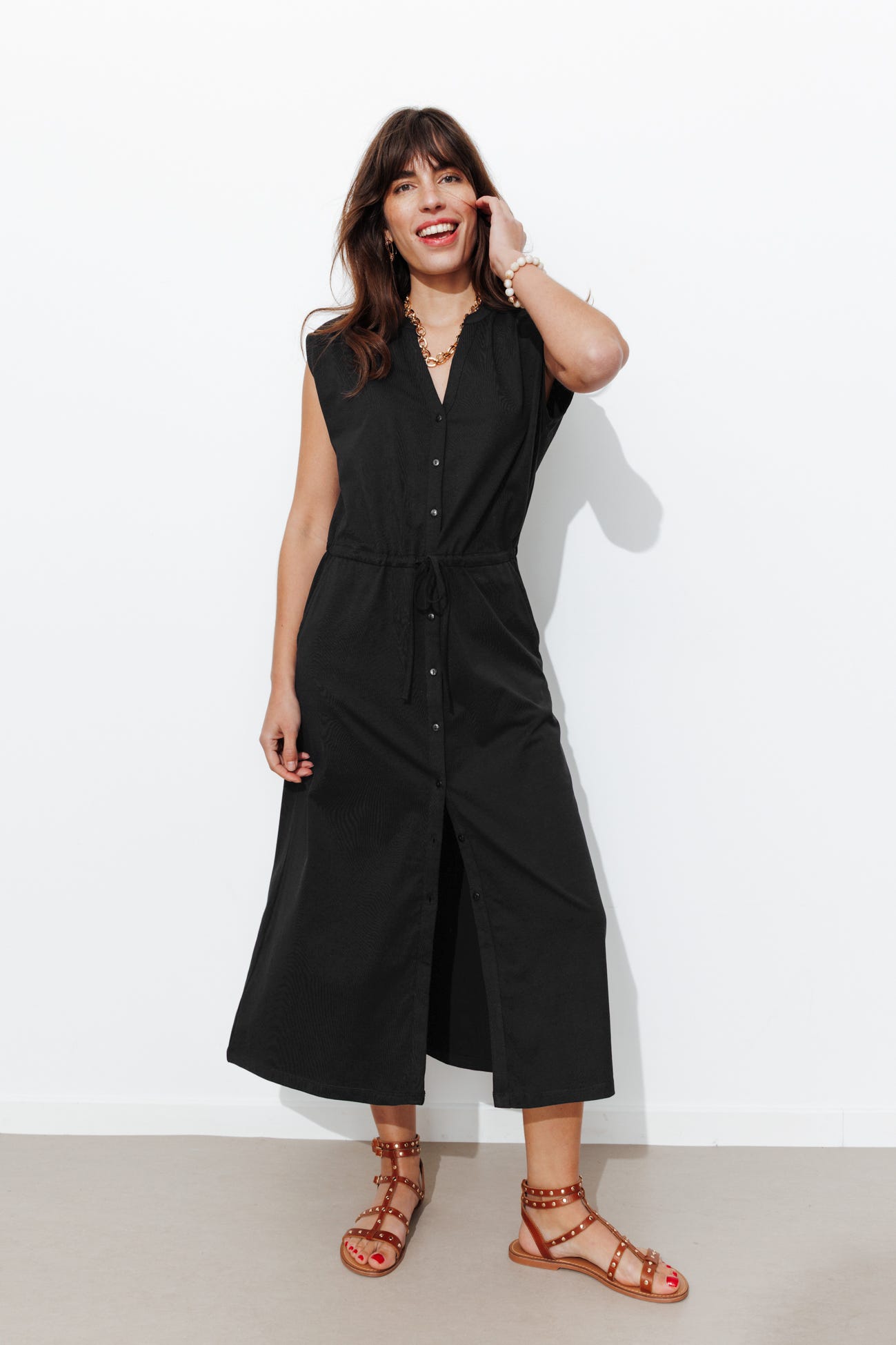 Robe t-shirt unie Femme