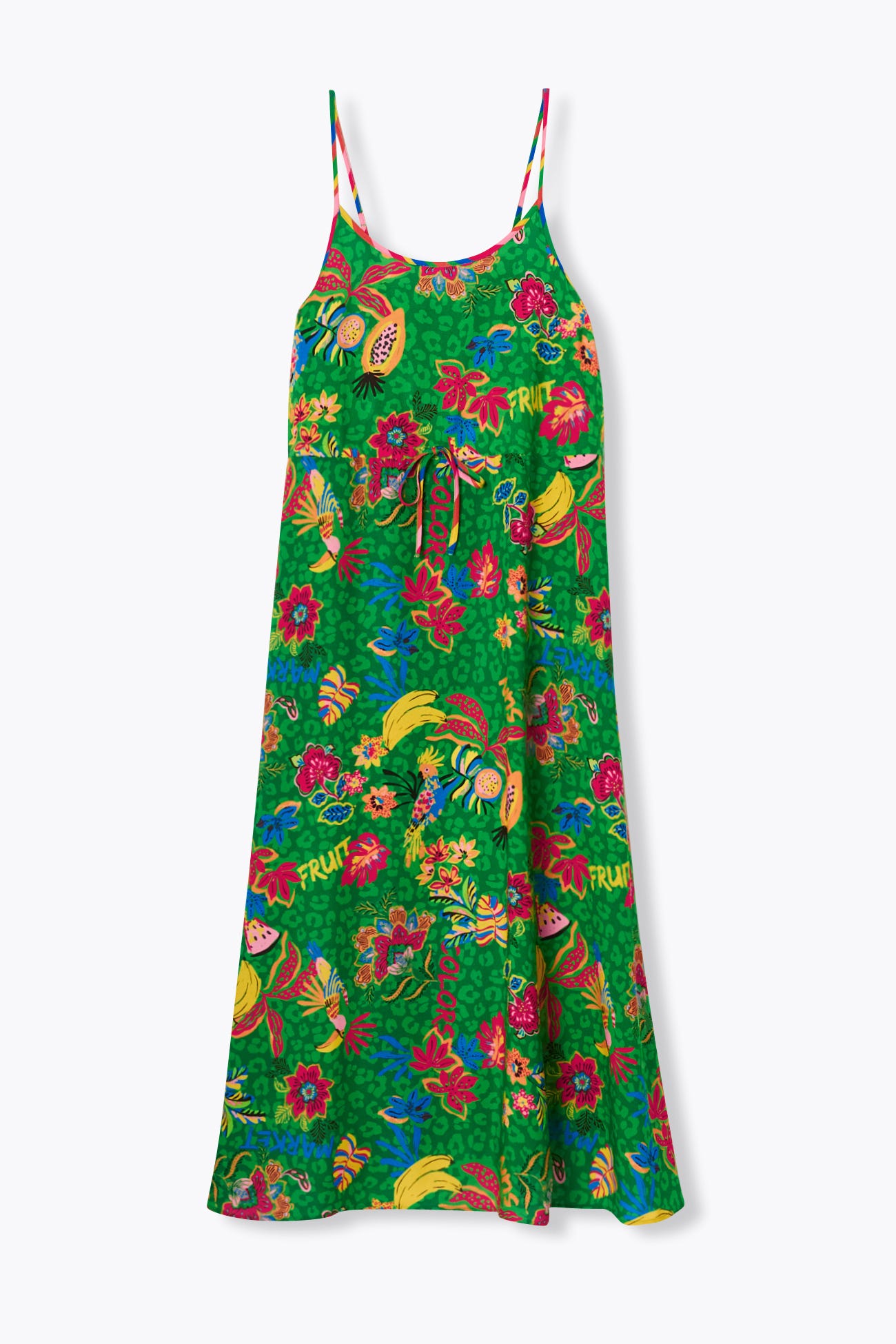 Longue robe imprimée Femme