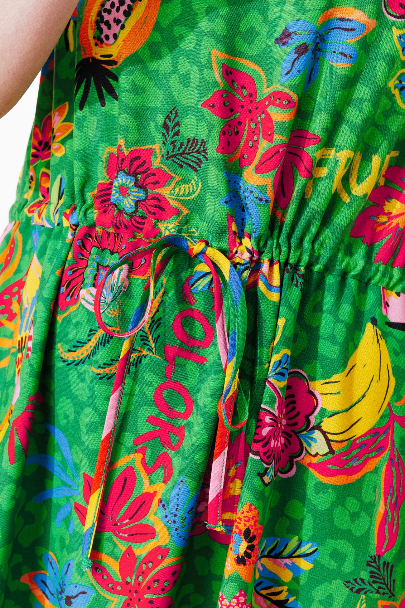 Longue robe imprimée Femme