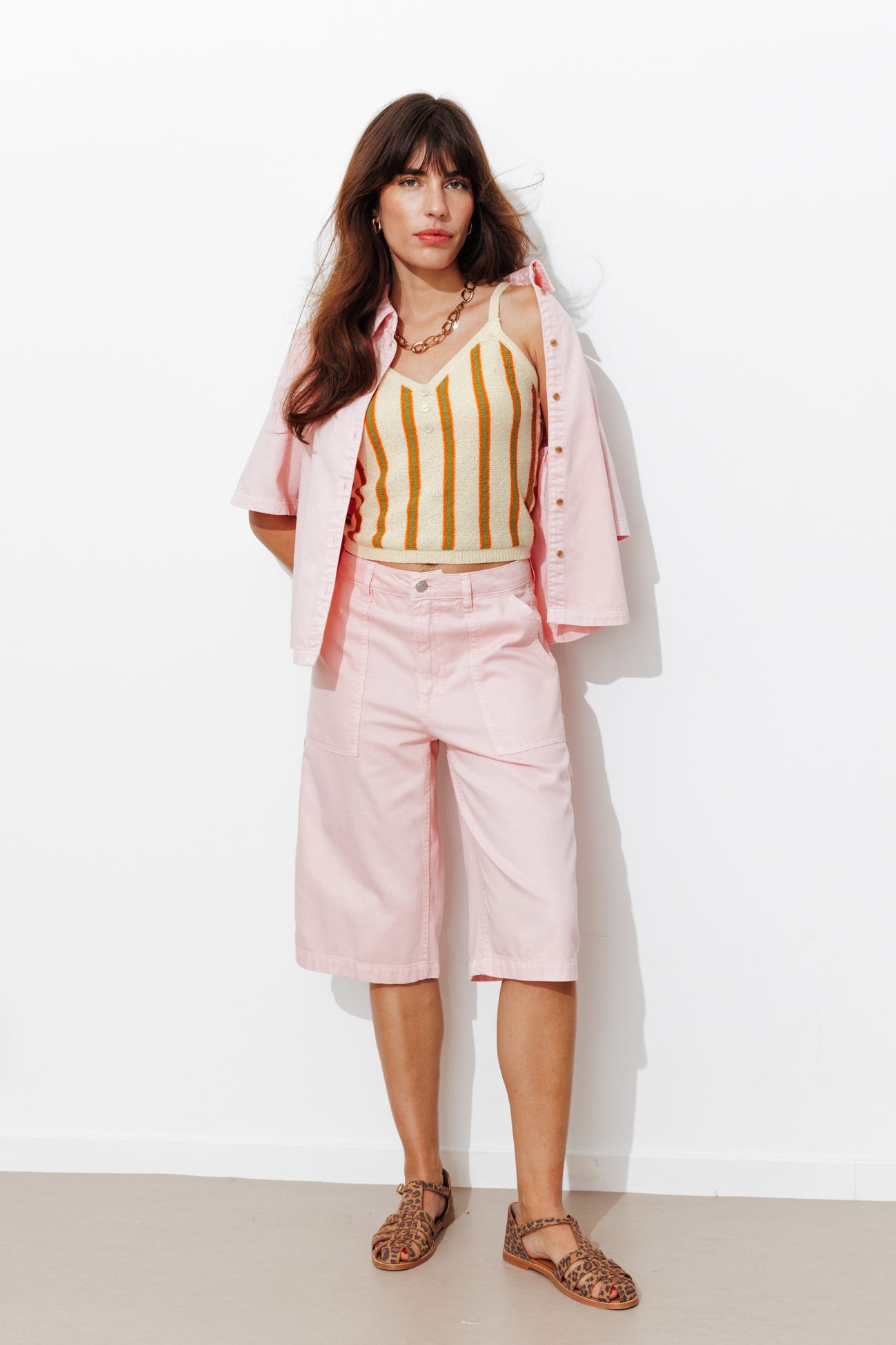 Crop top in maglia