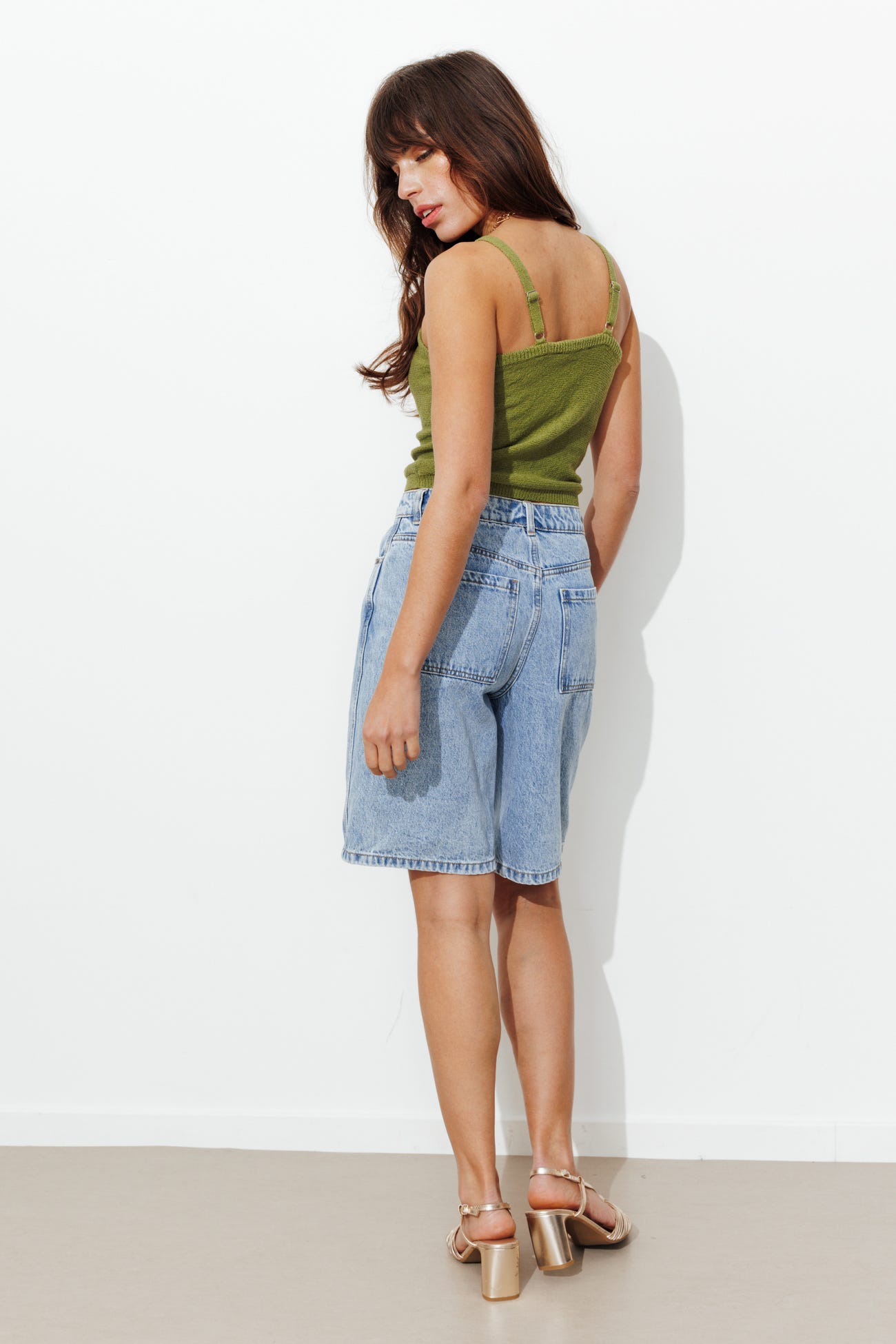 Crop top in maglia