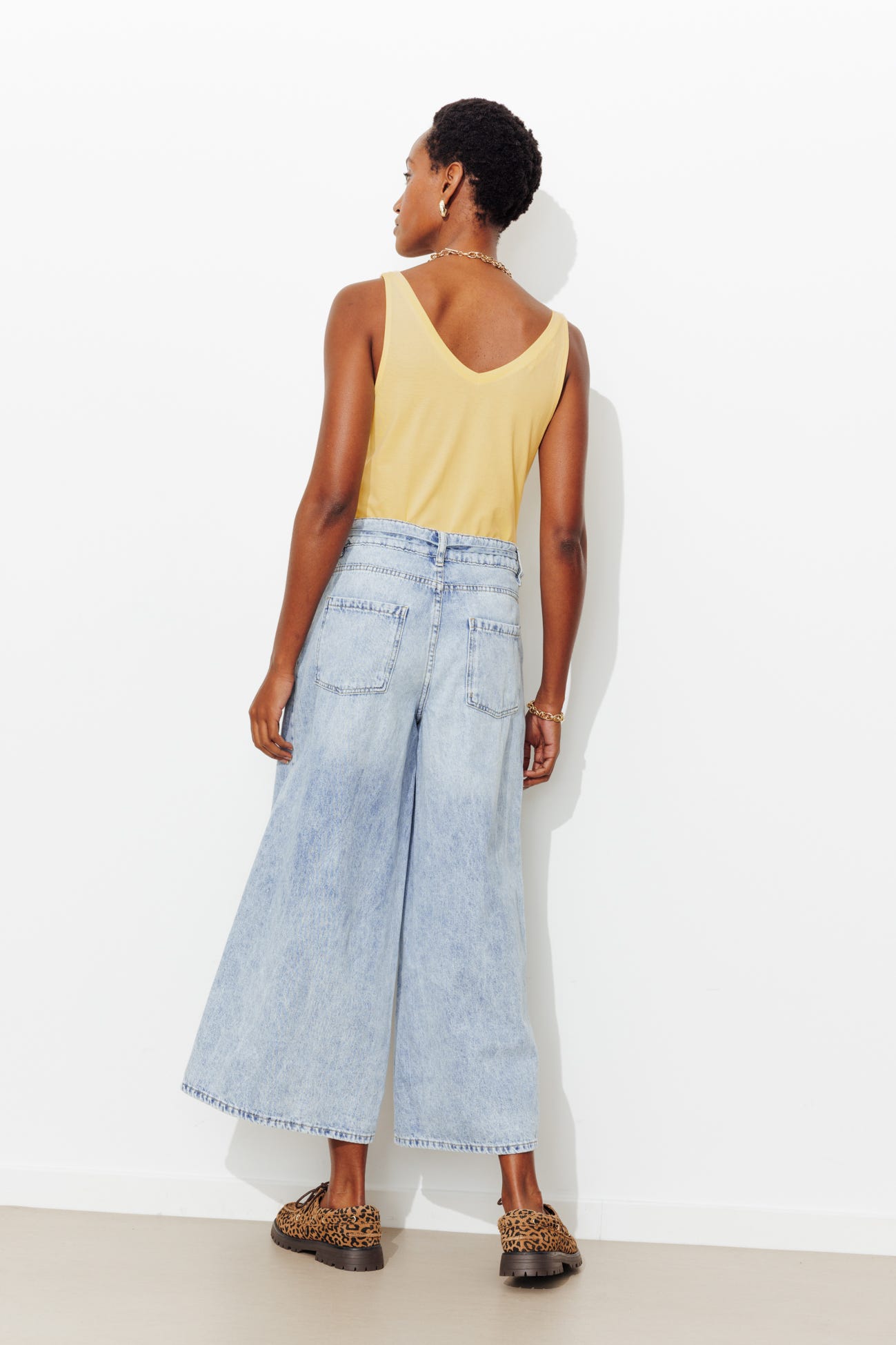 Débardeur col V Femme