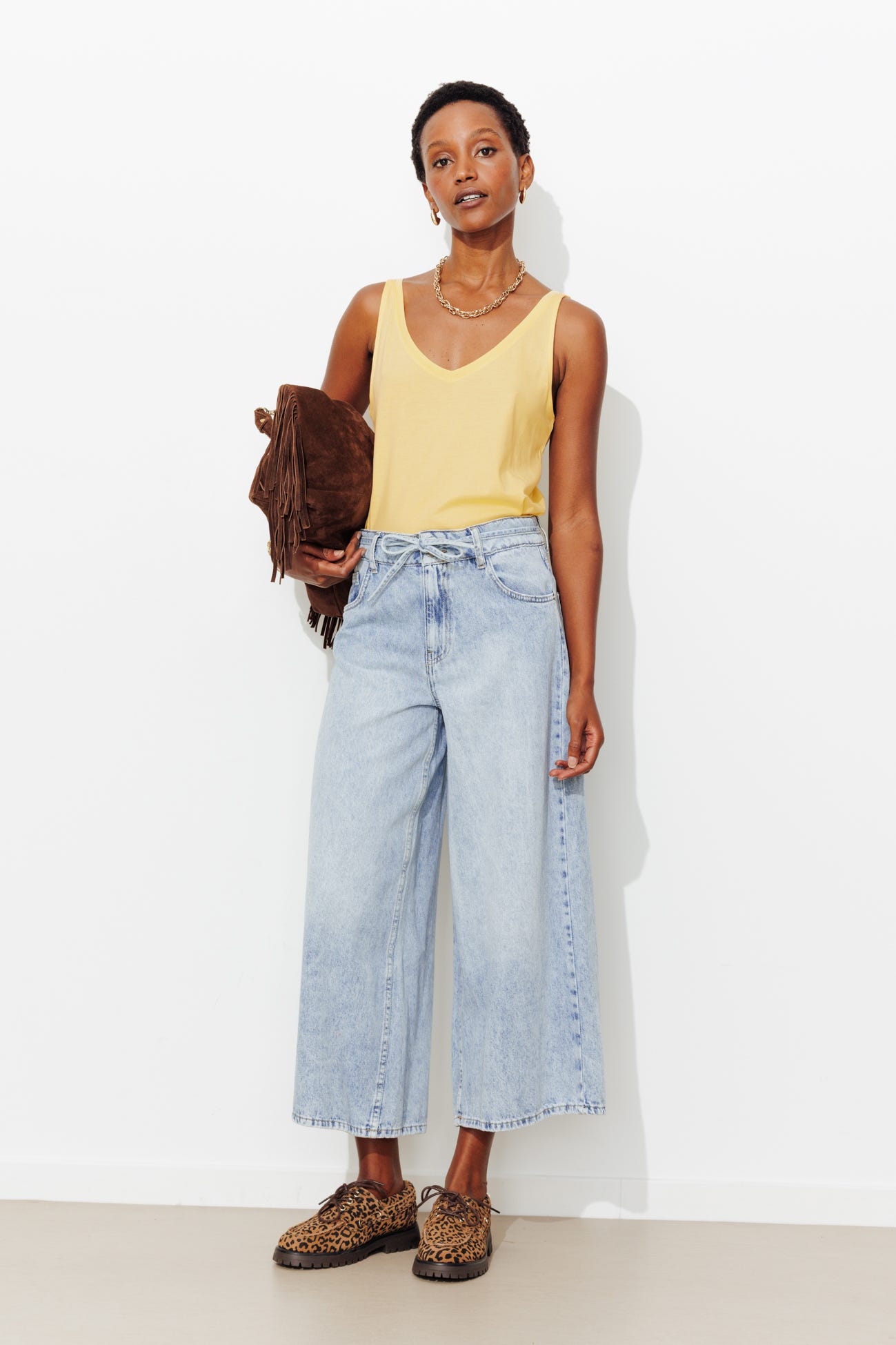 Débardeur col V Femme