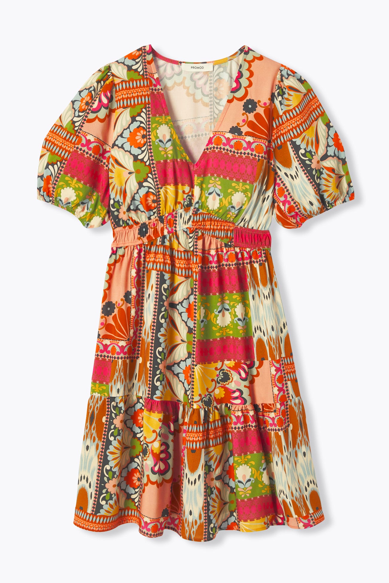 Robe courte imprimée Femme