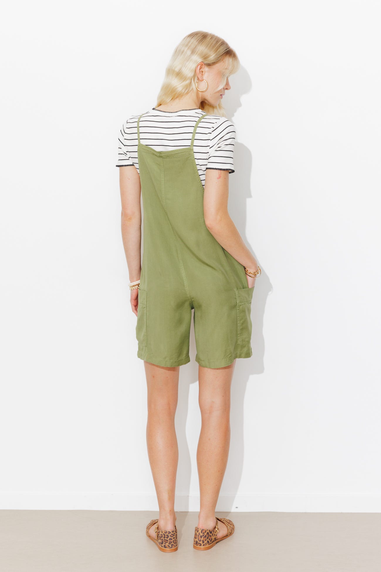 Combishort à bretelles Femme
