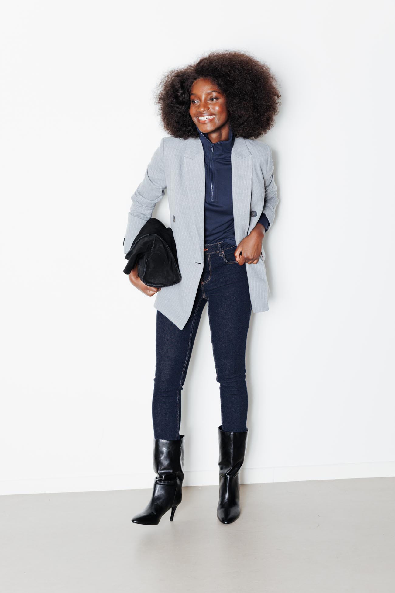 ERNEST jean long skinny pushup