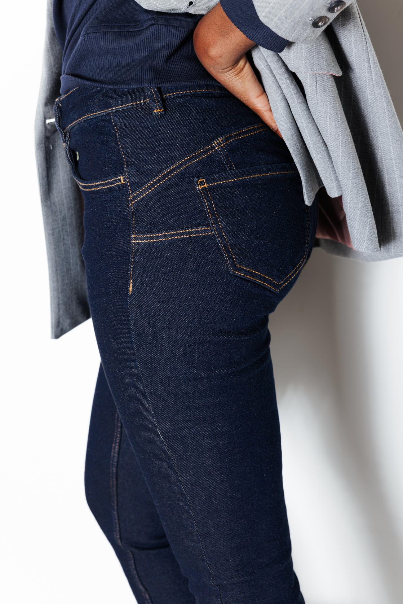 ERNEST jean long skinny pushup