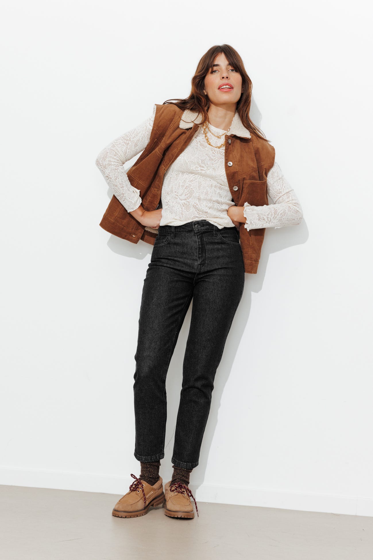GASTON jean slim cropped Femme