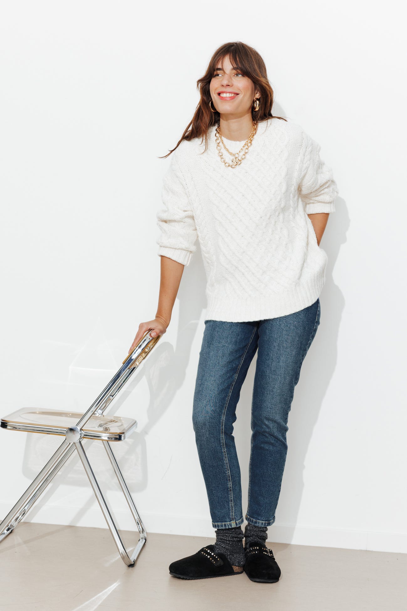 GASTON jean slim cropped Femme