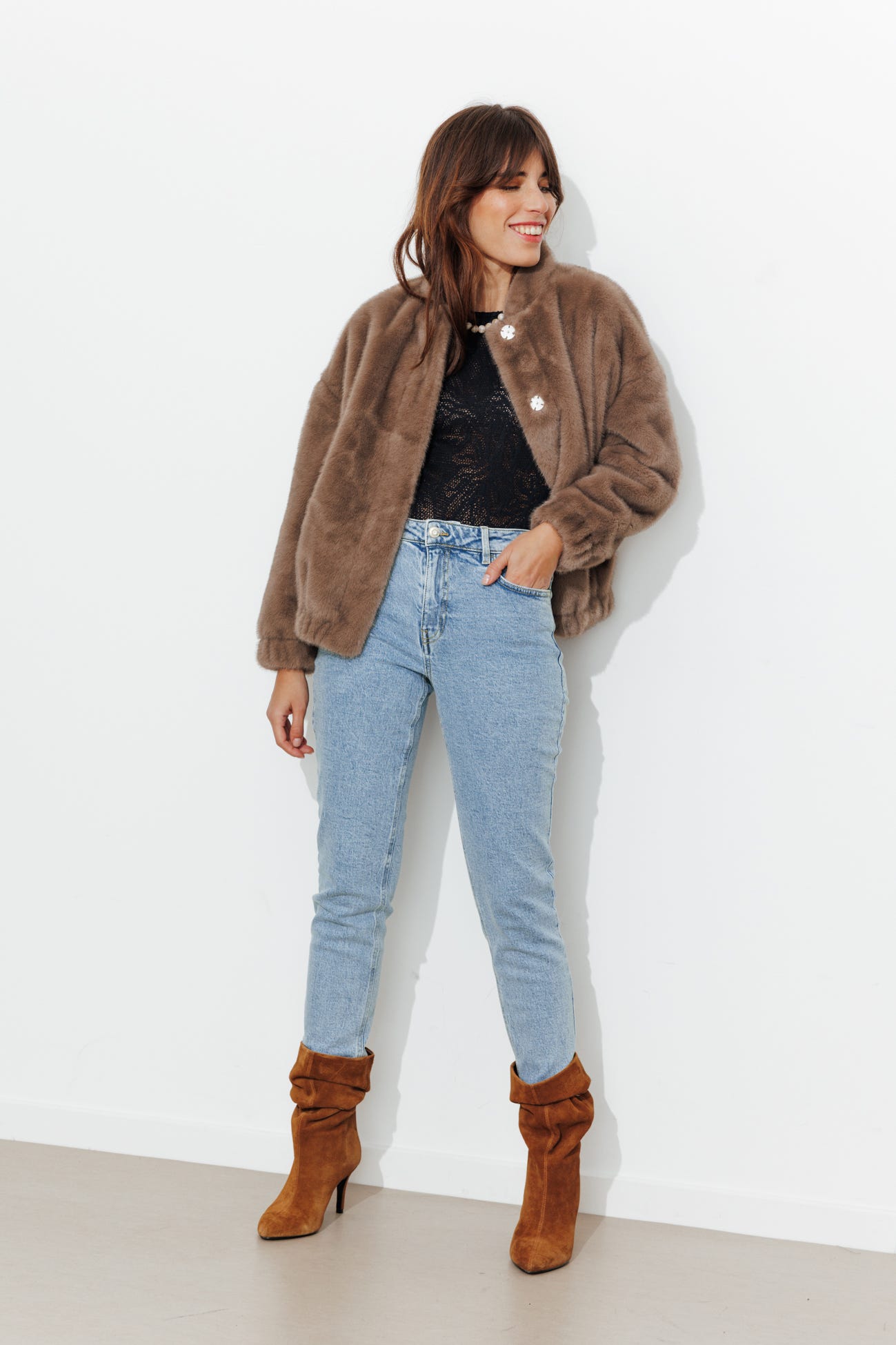 GASTON jean slim cropped Femme