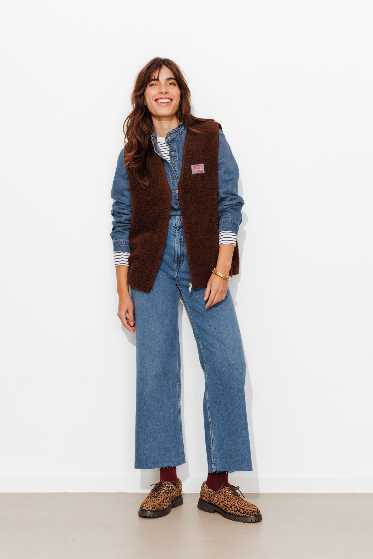 HECTOR jeansy z wysokim stanem