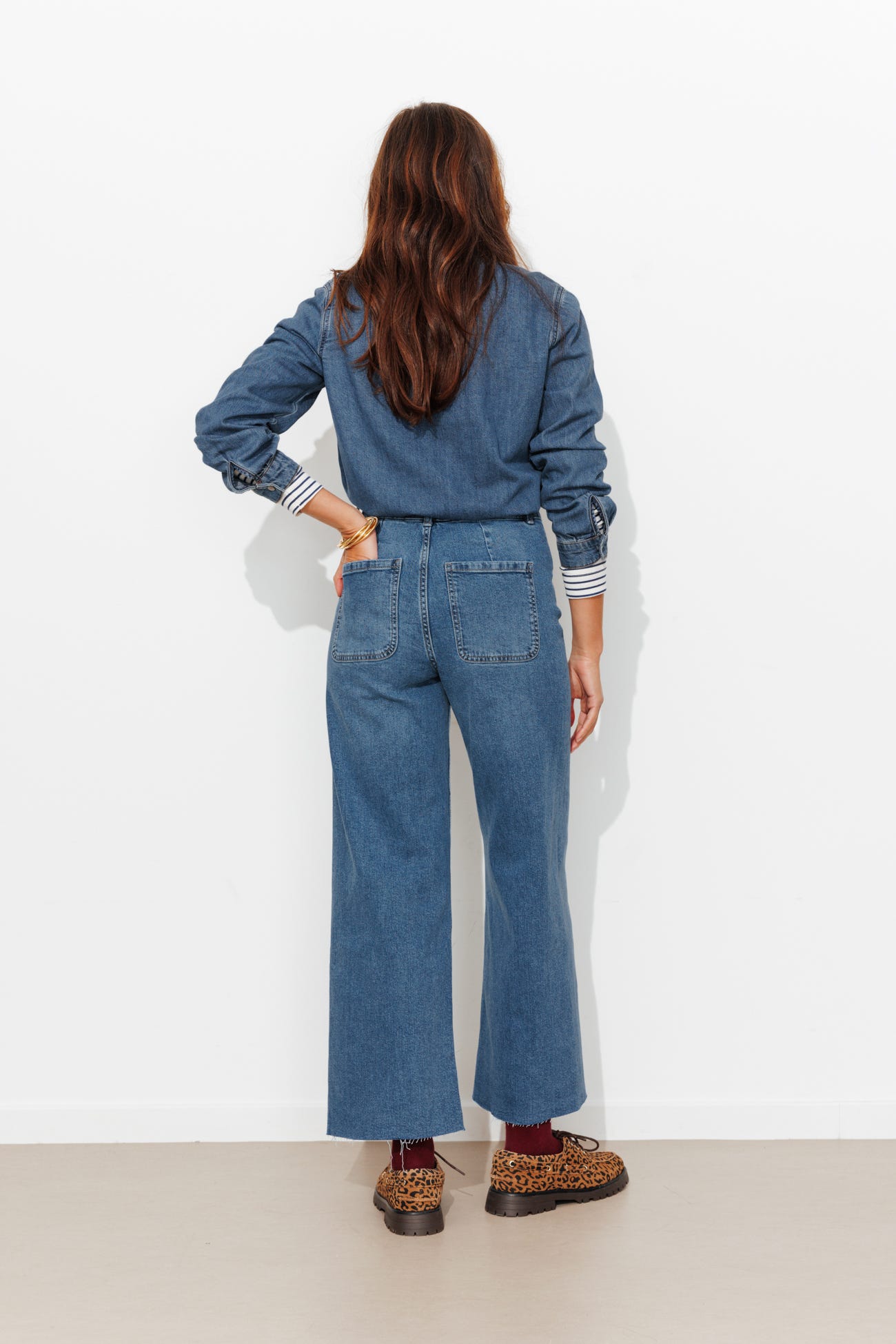 HECTOR jean taille haute Femme