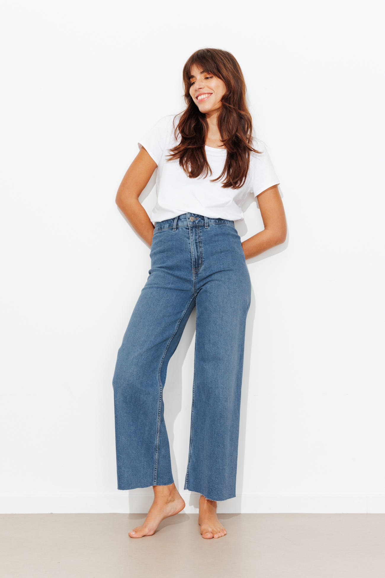 HECTOR jean taille haute Femme