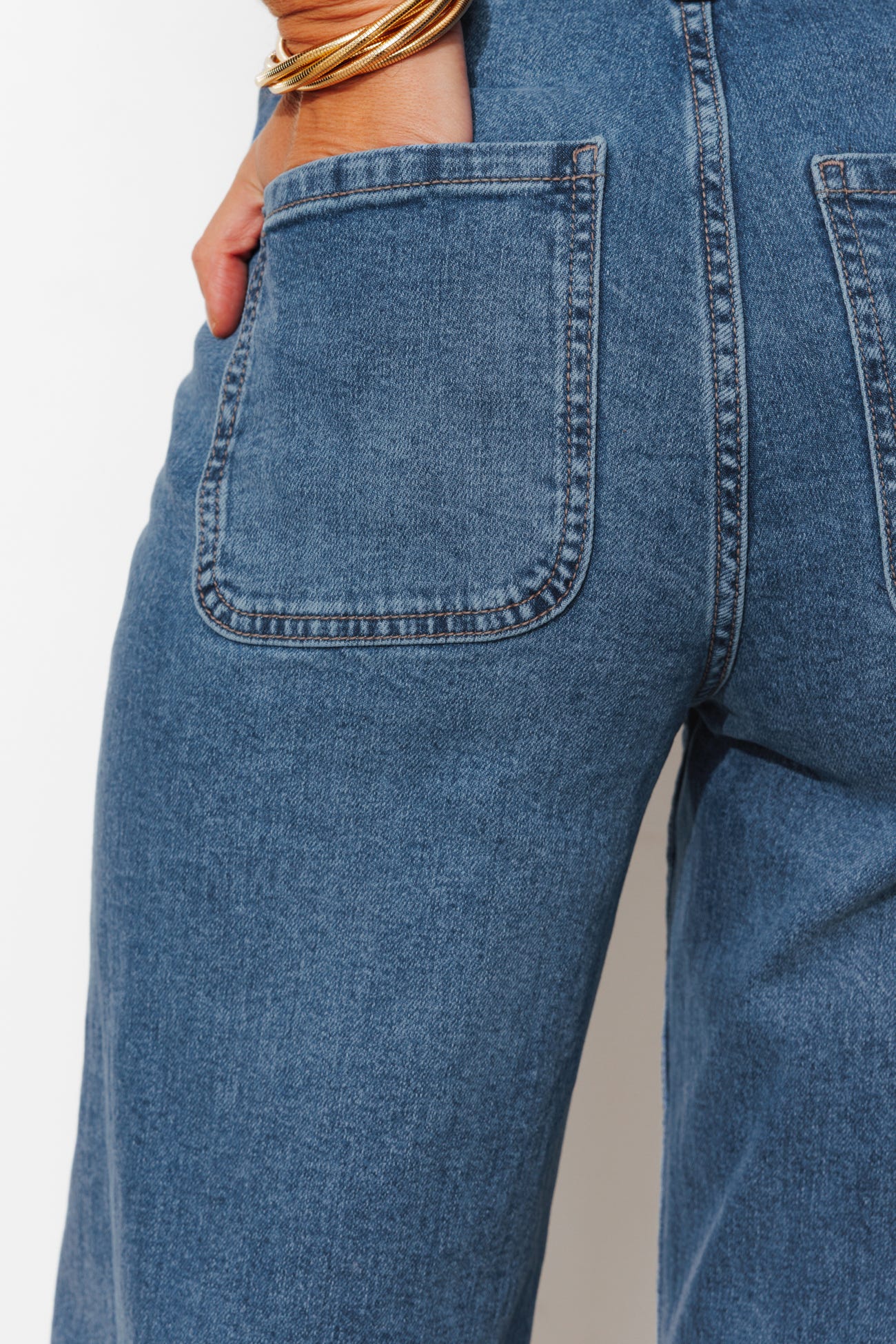 HECTOR jean taille haute Femme