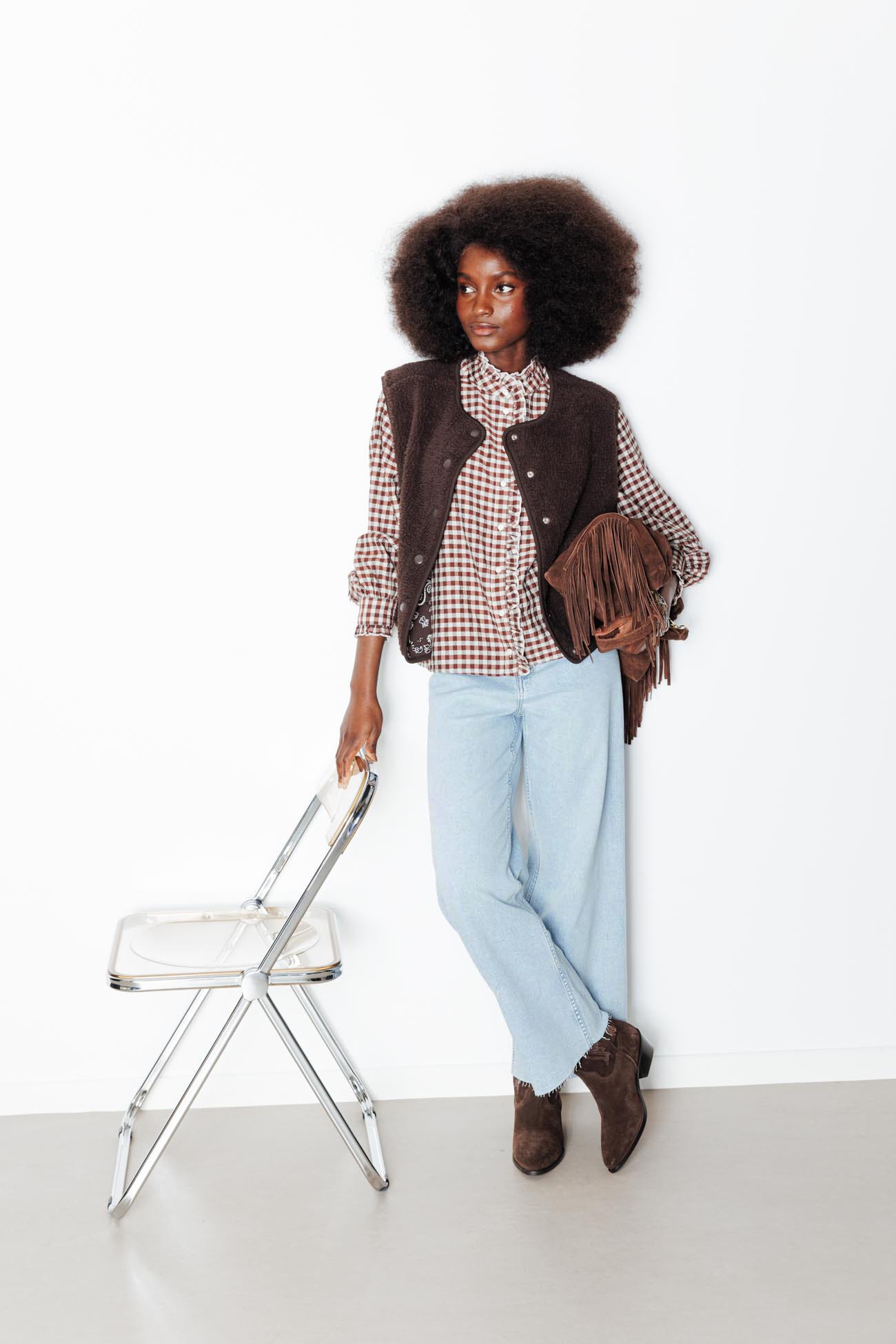 HECTOR jean taille haute Femme