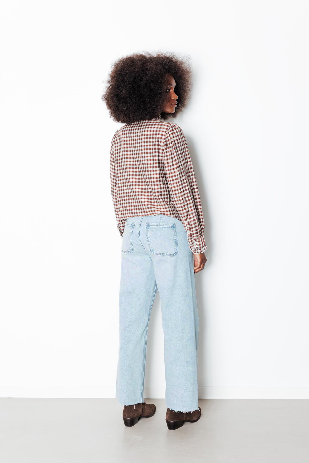 HECTOR jean taille haute Femme