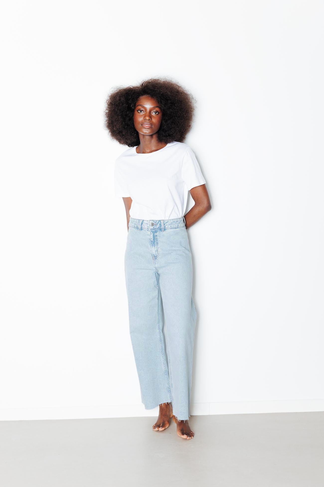 HECTOR jean taille haute Femme