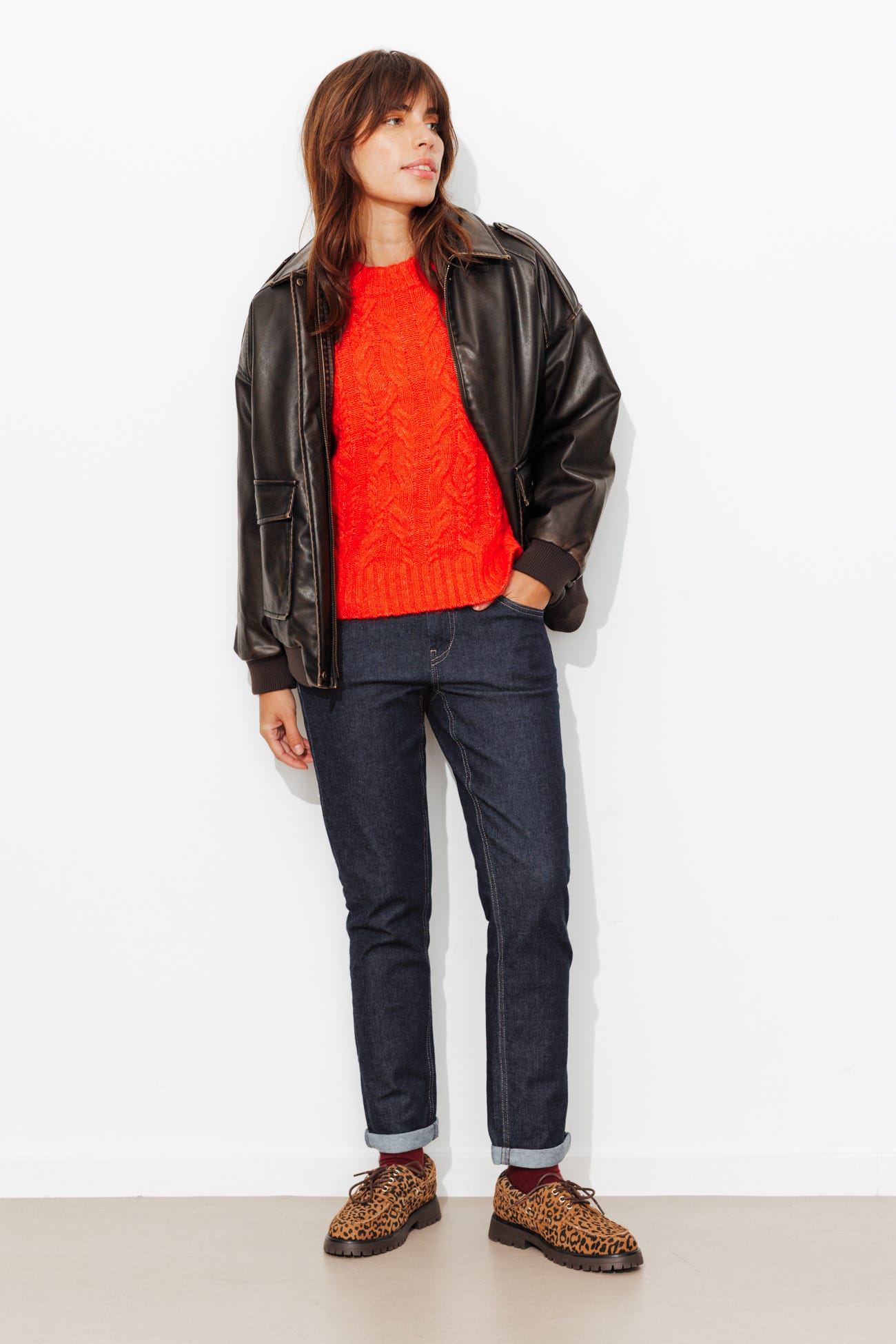 LUCIEN jean girlfriend brut