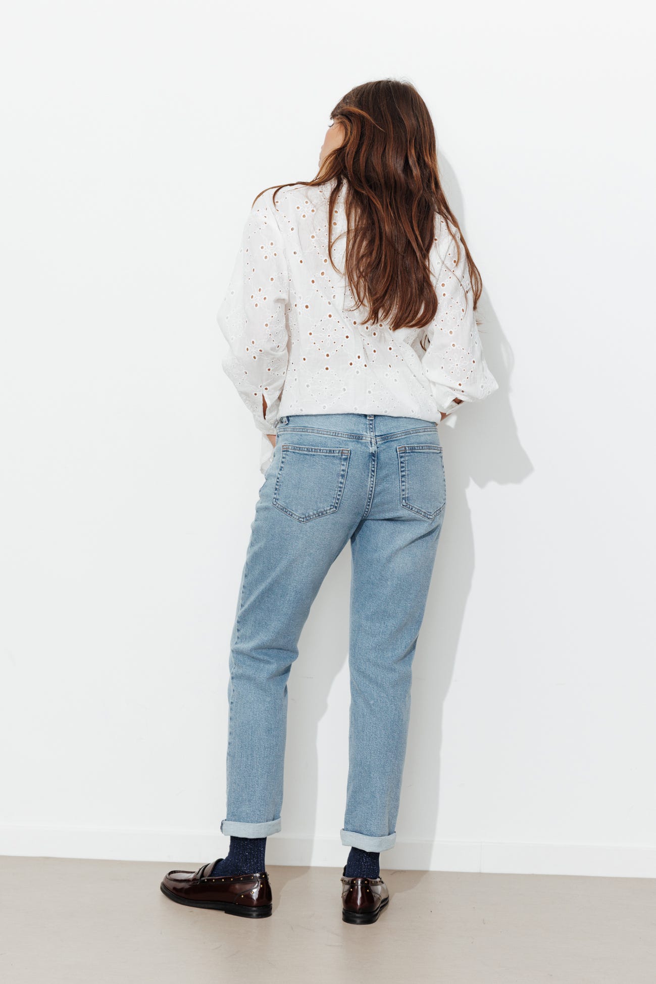 LUCIEN jean girlfriend cropped