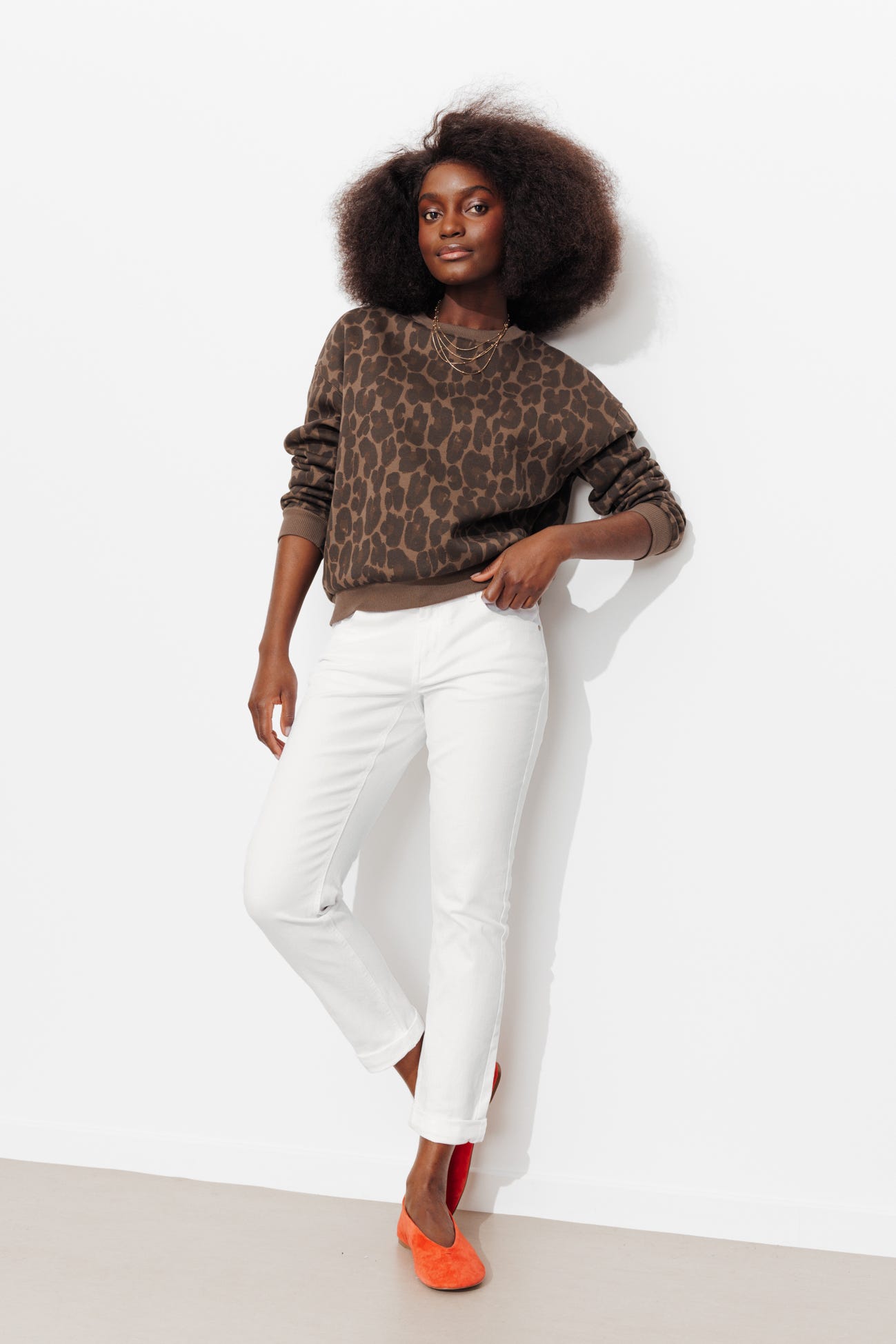 LUCIEN jean girlfriend cropped