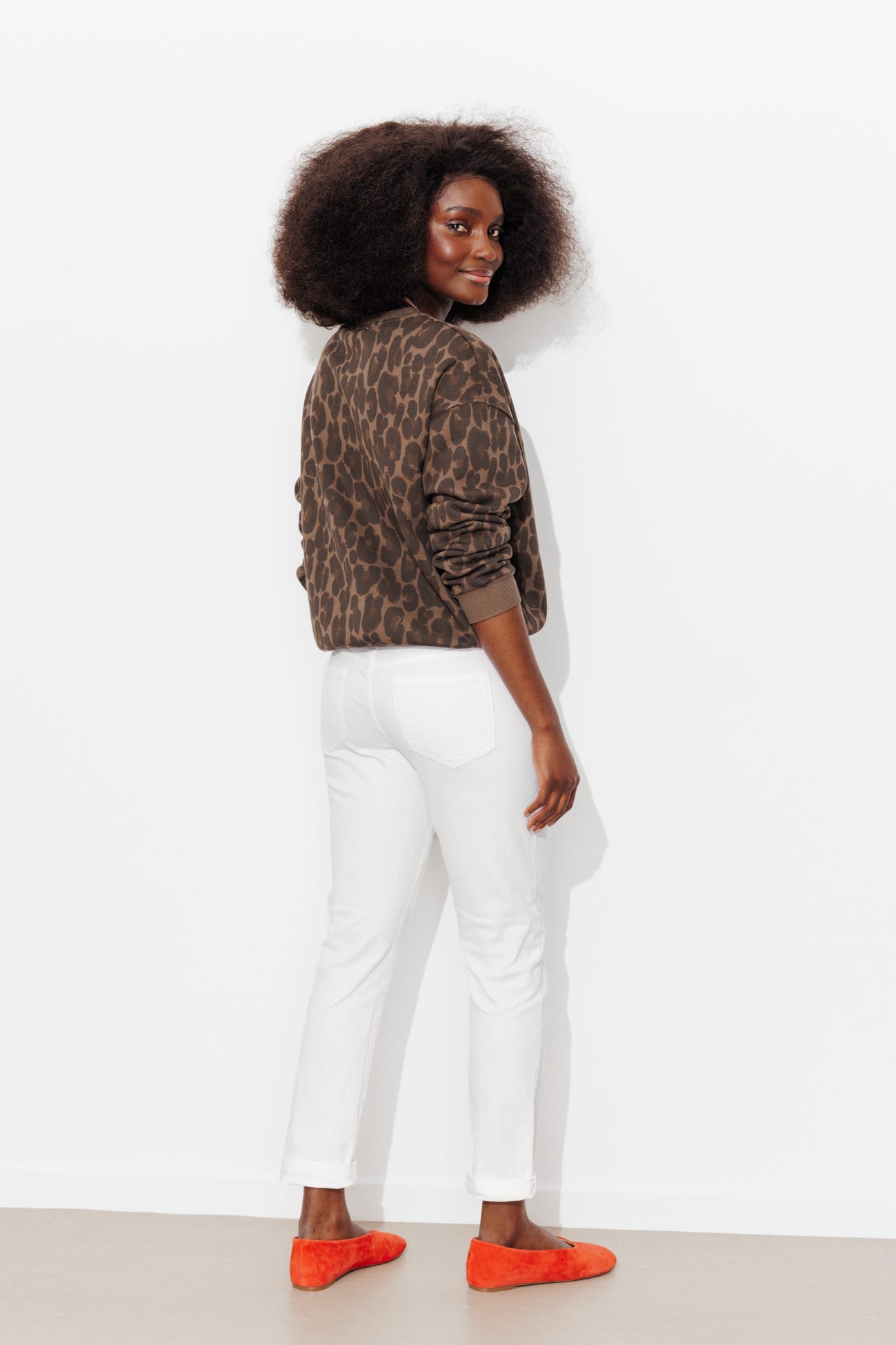 LUCIEN jean girlfriend cropped