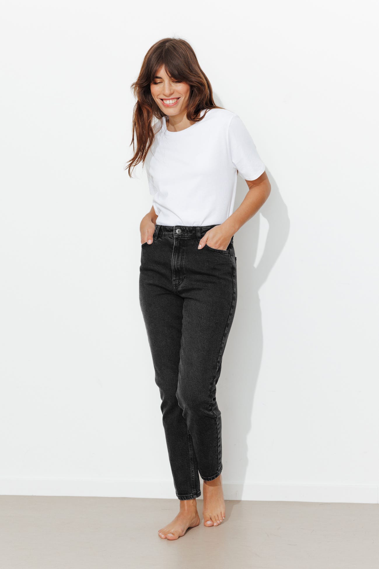 MARCEL jean mom taille haute