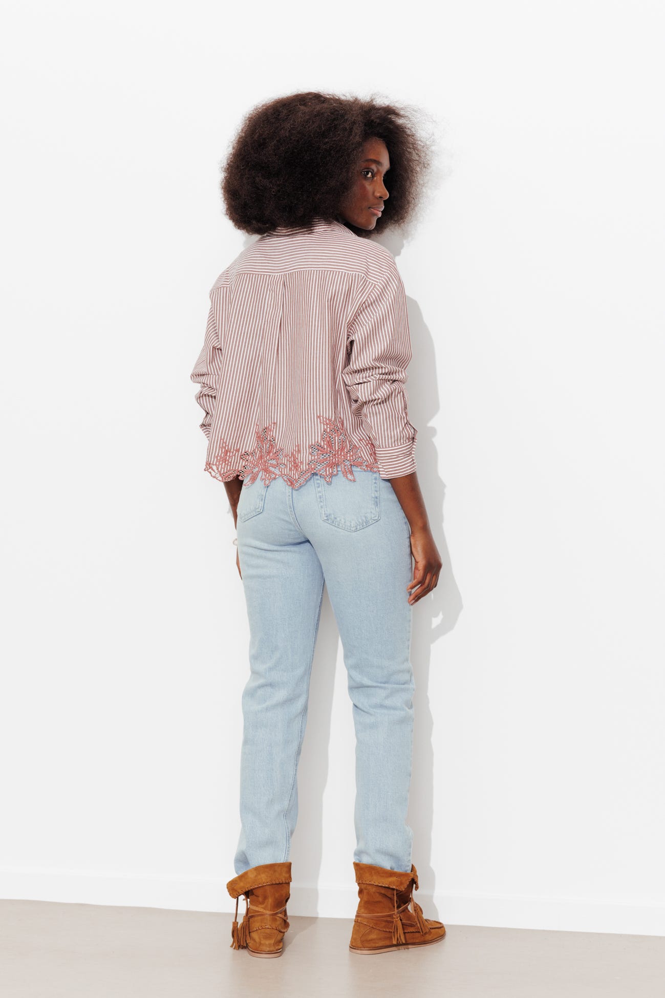 MARCEL jean mom taille haute