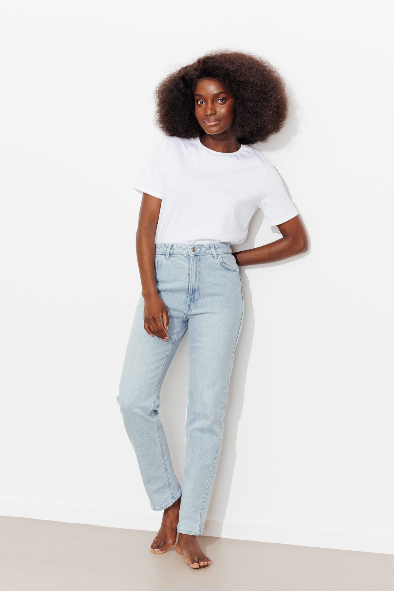 MARCEL jean mom taille haute