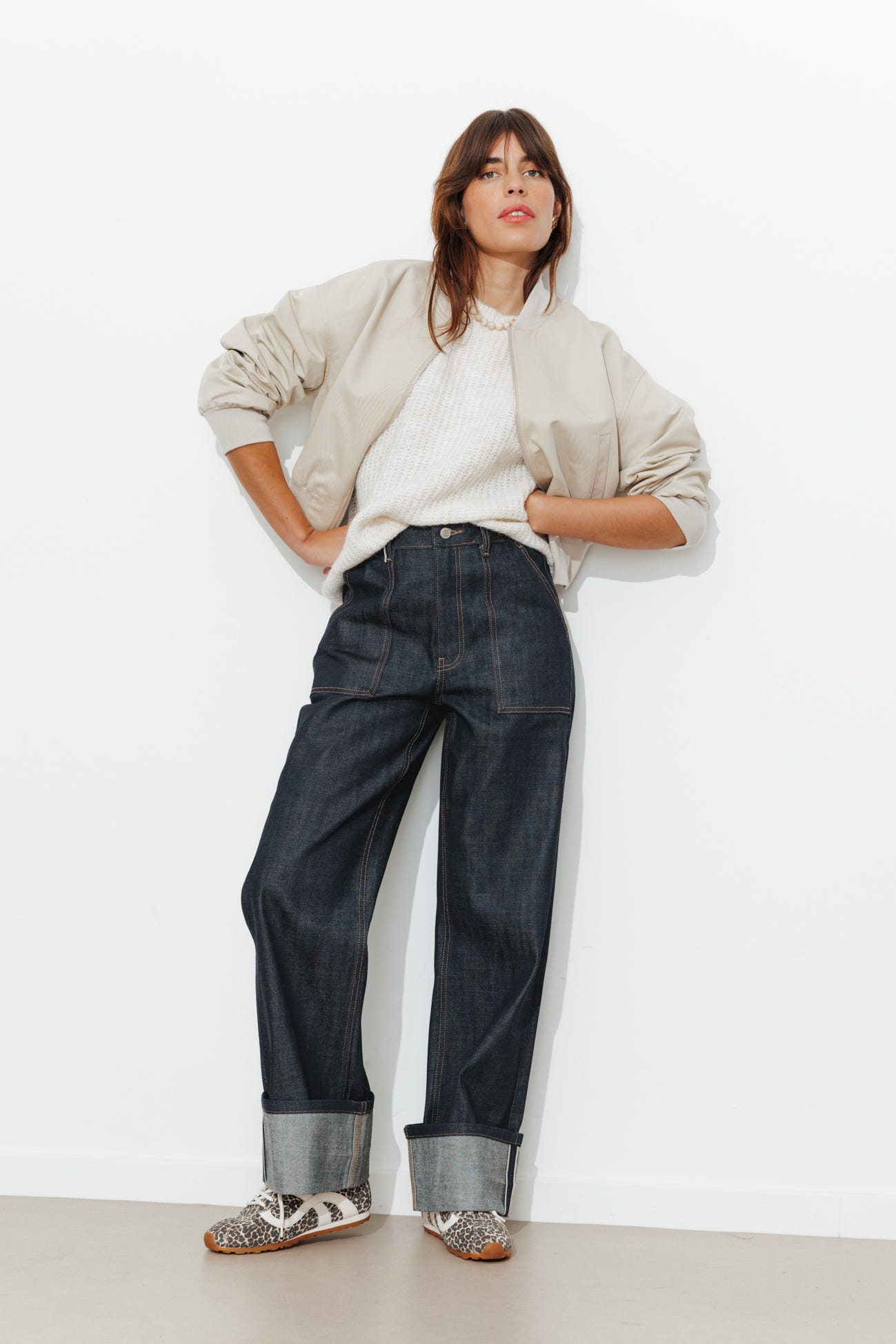 Jean large selvedge Femme