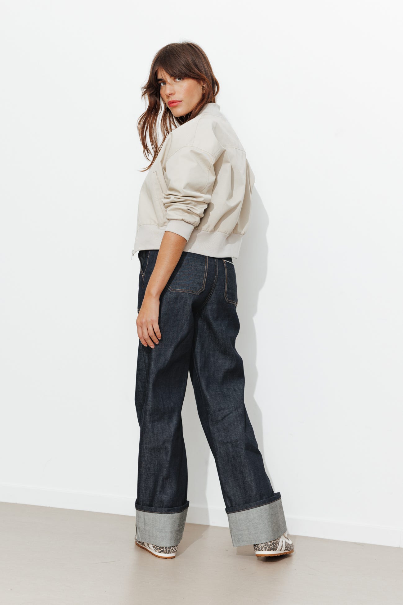 Jean large selvedge Femme
